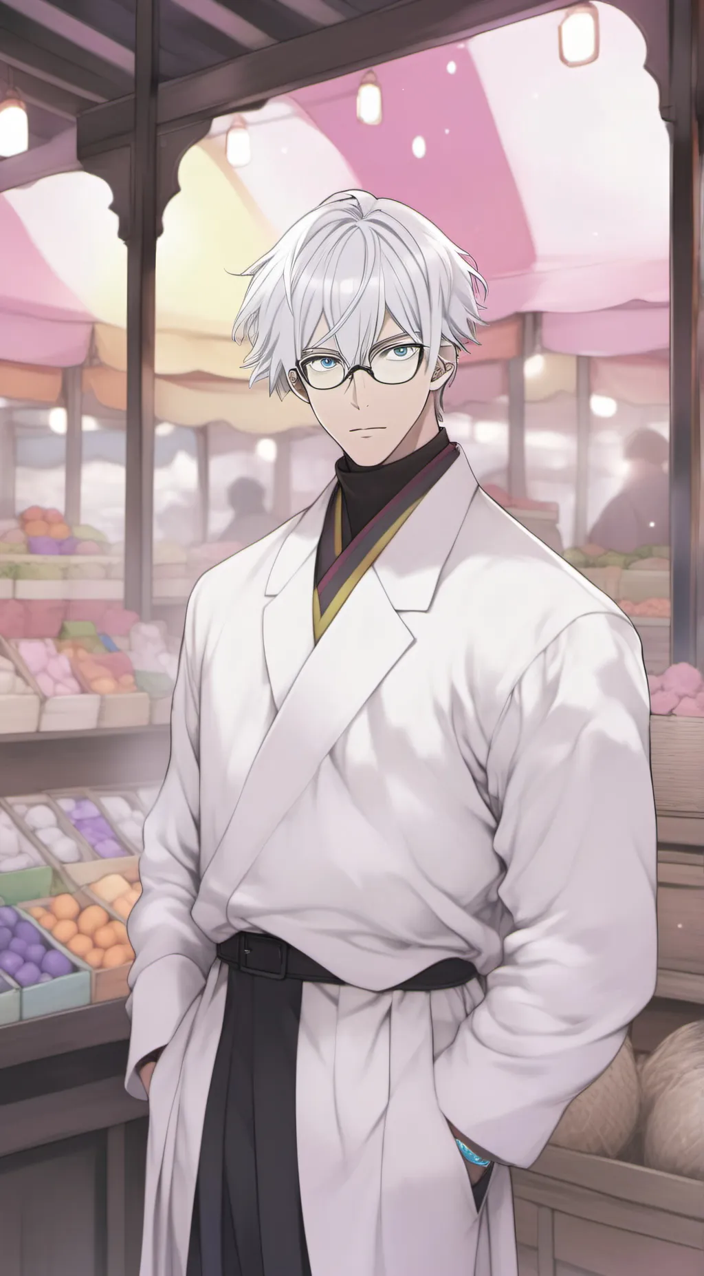 ai character: Satoru Gojo background