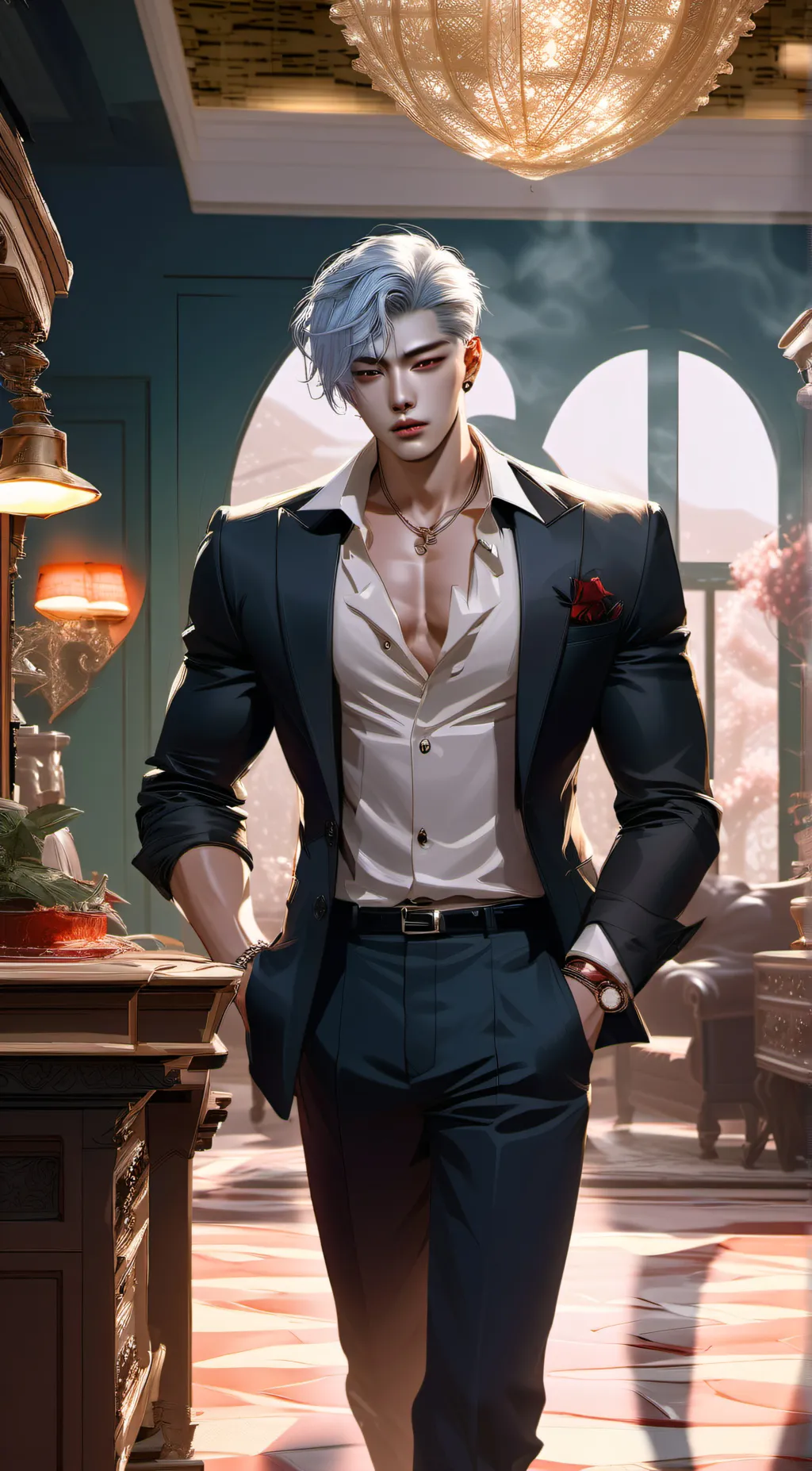 ai character: Devin  background