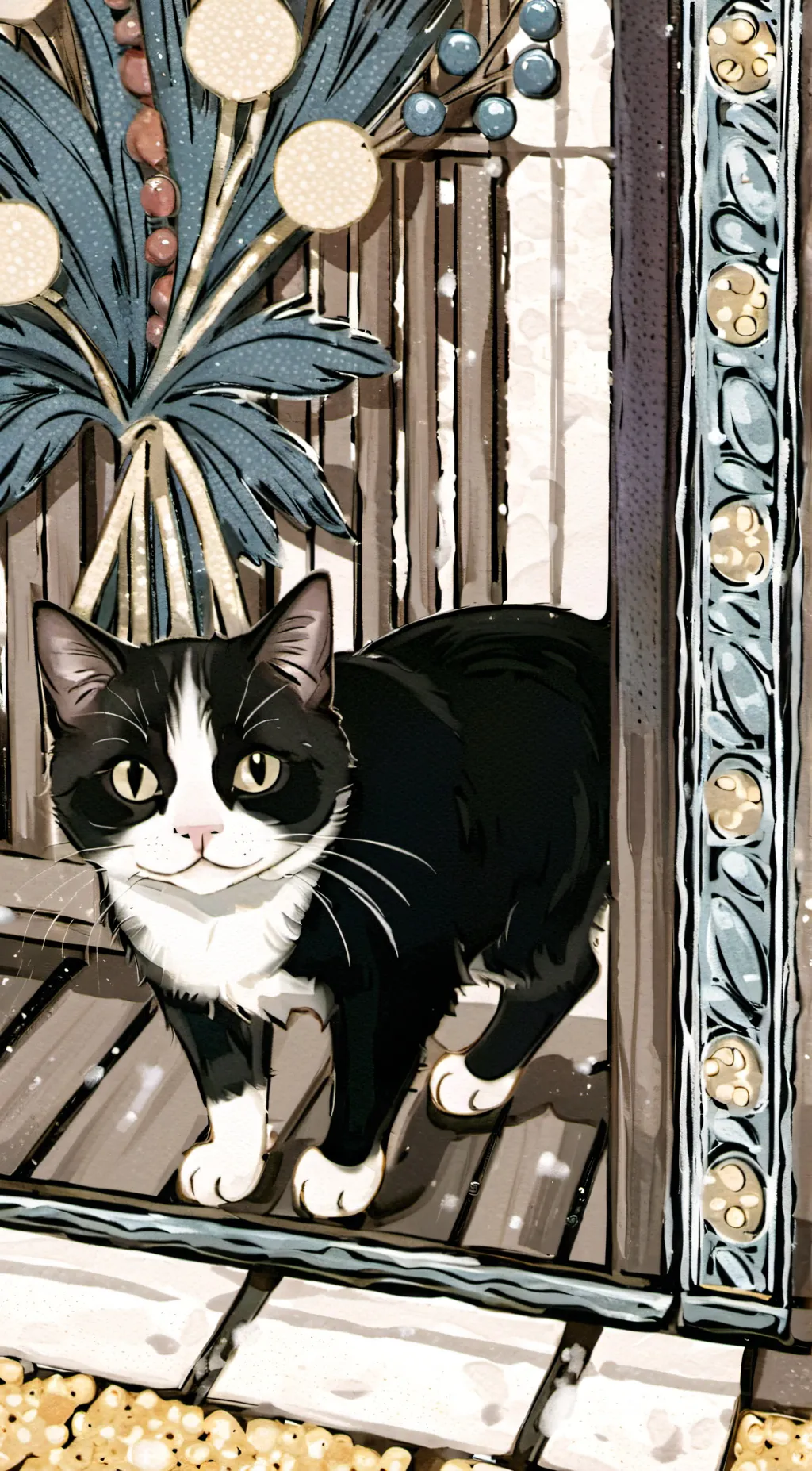 ai character: My cat Jax 🐾 background