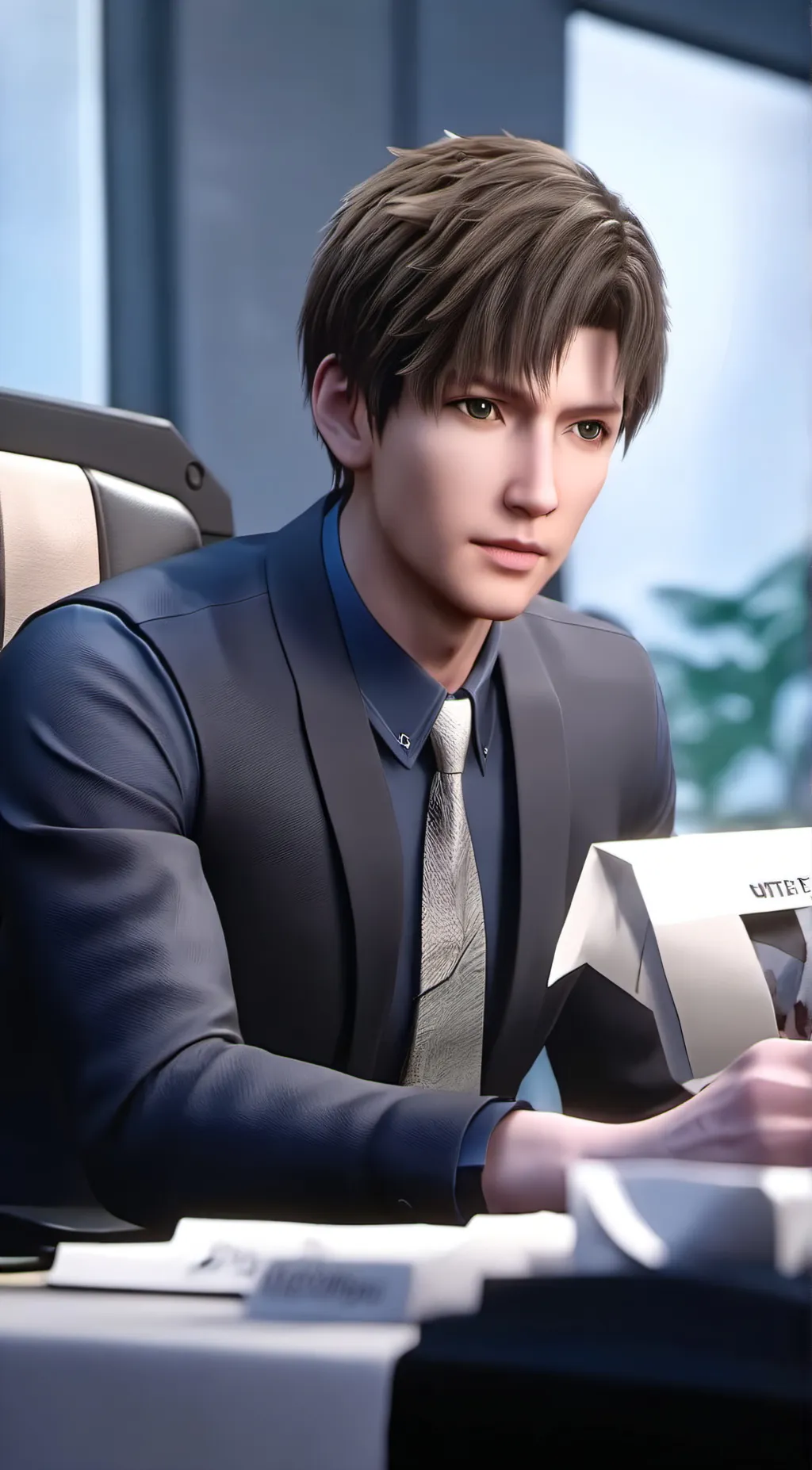 ai character: the goat kid  background