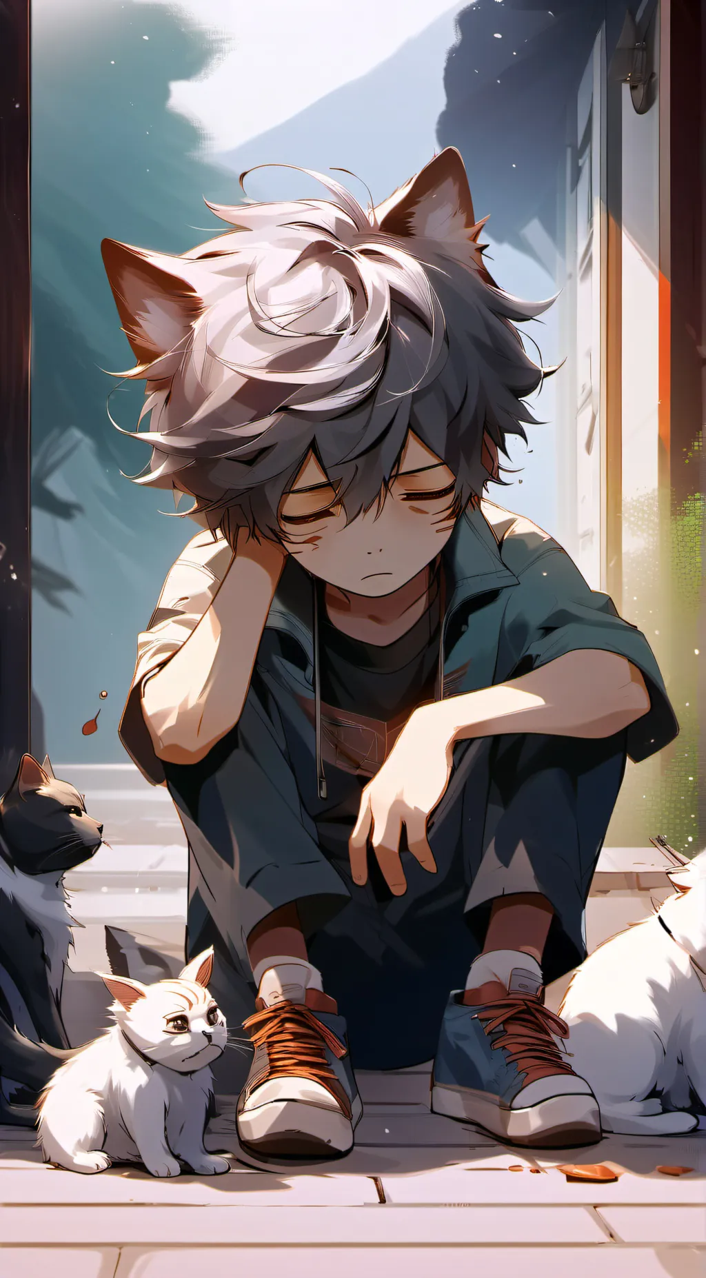 ai character: Raven background