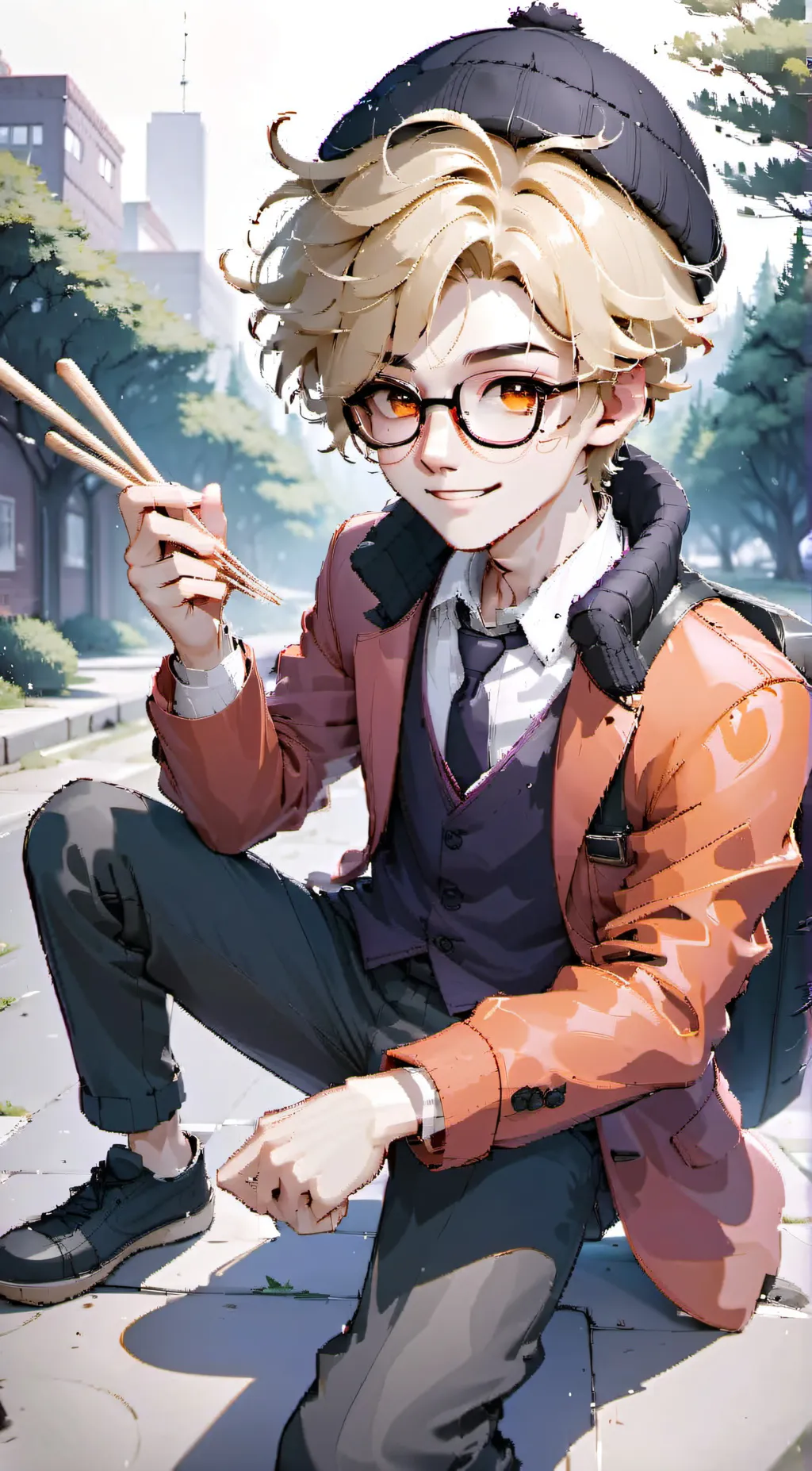 ai character: Cooper  background