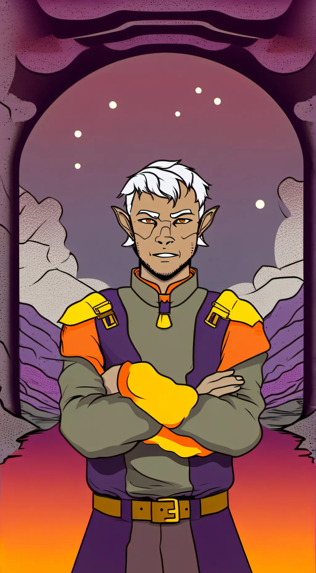 ai character: Skiddo Wolf background