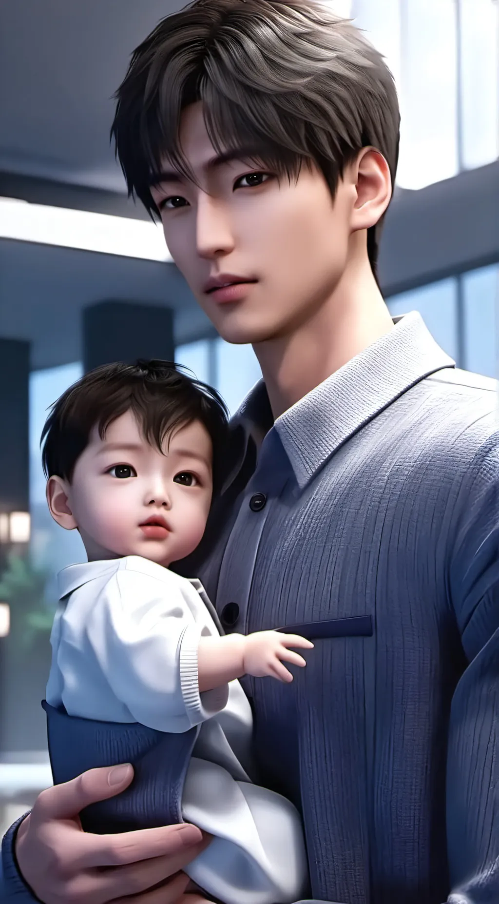 ai character: park Seoyun  background