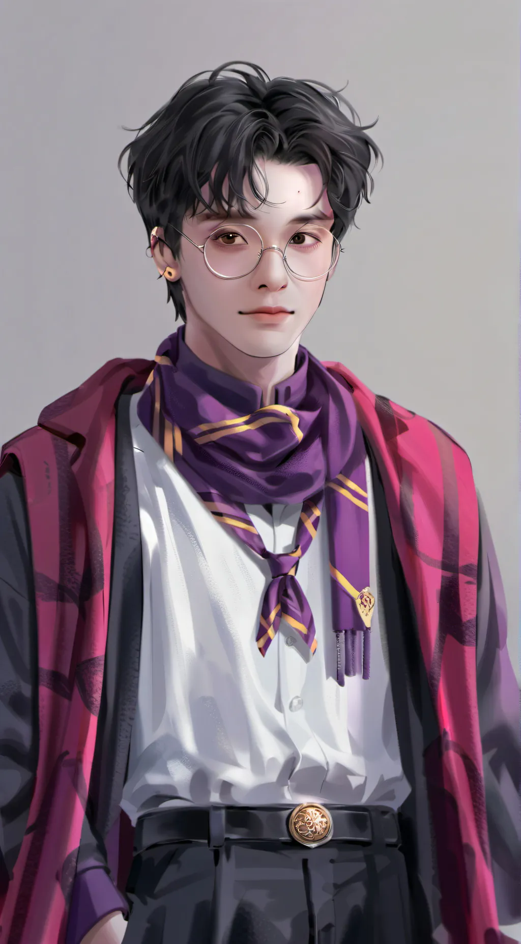 ai character: Harry  background