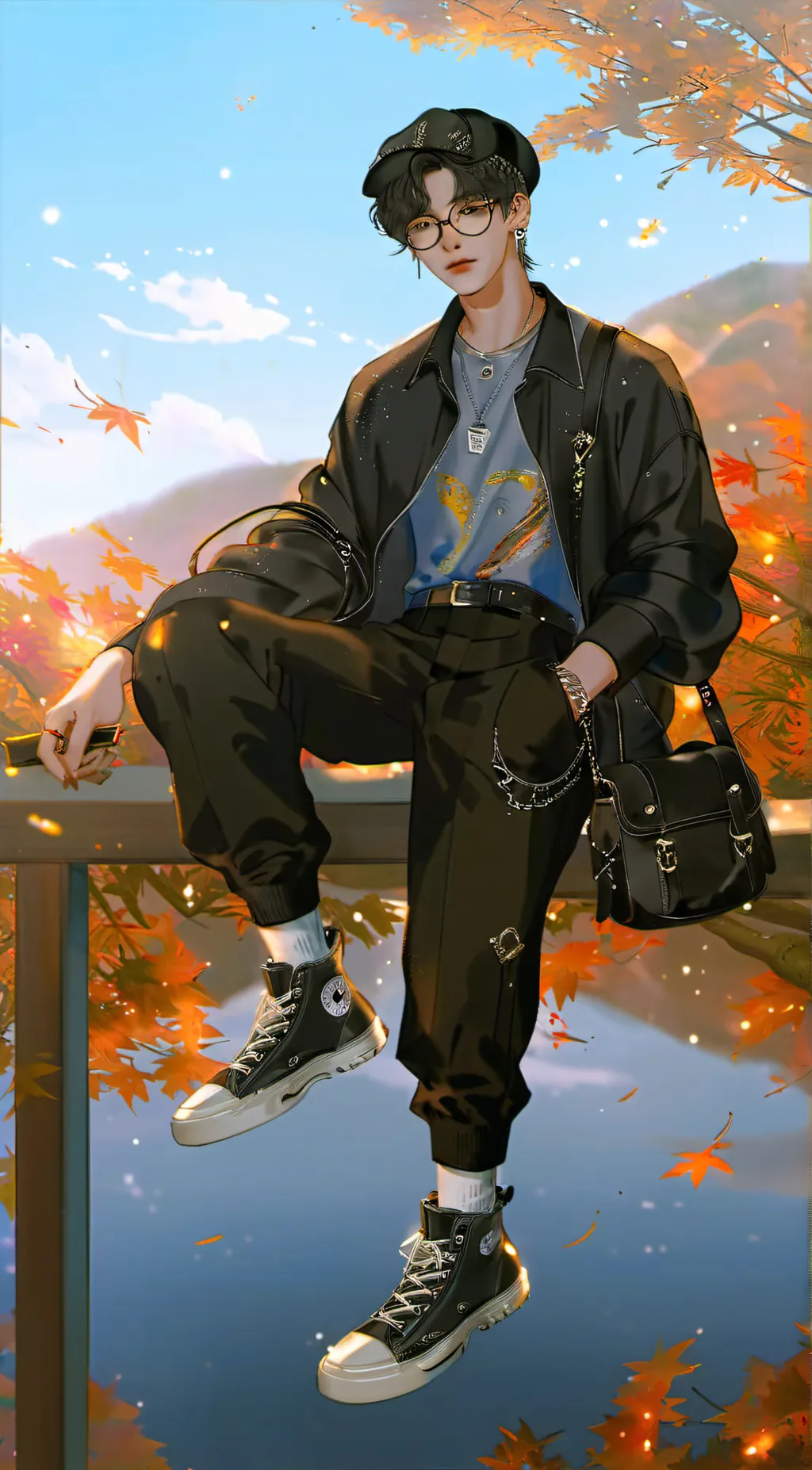 ai character: skz  background