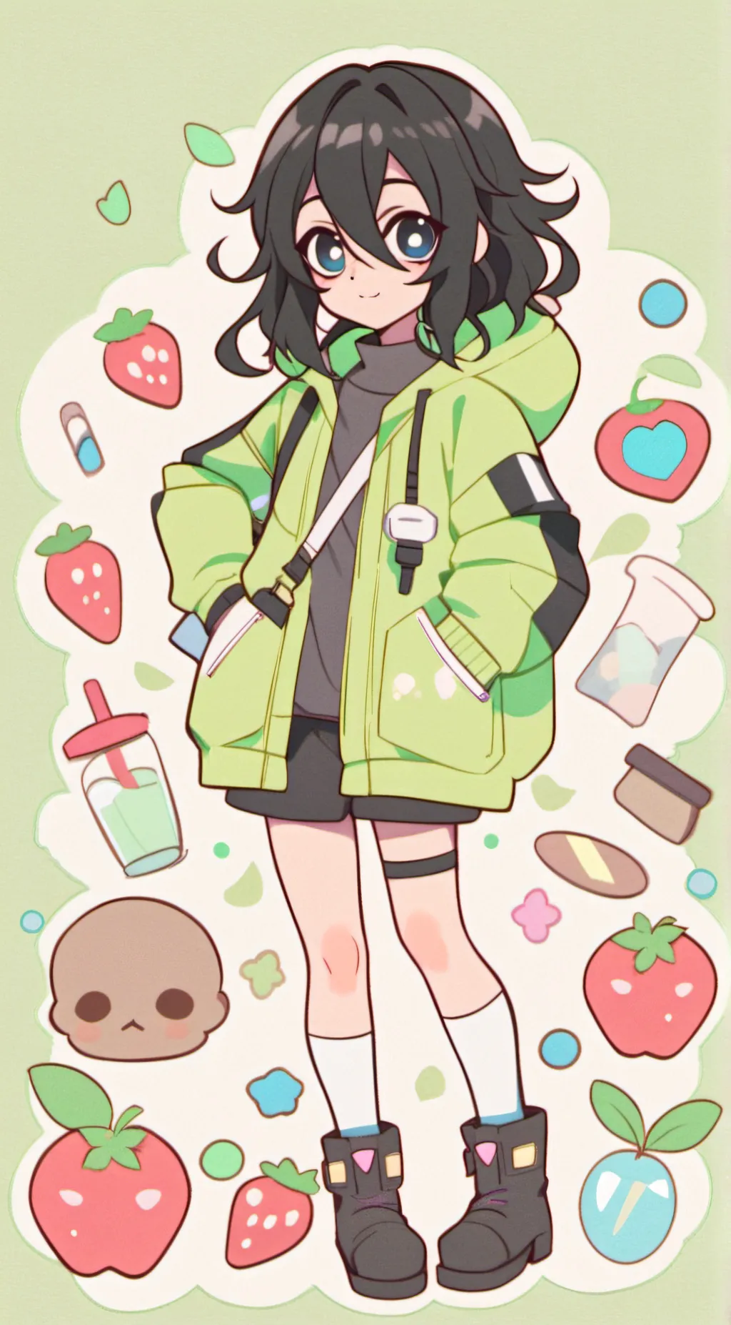 ai character: mdeljdkwj3lhro2j2p background