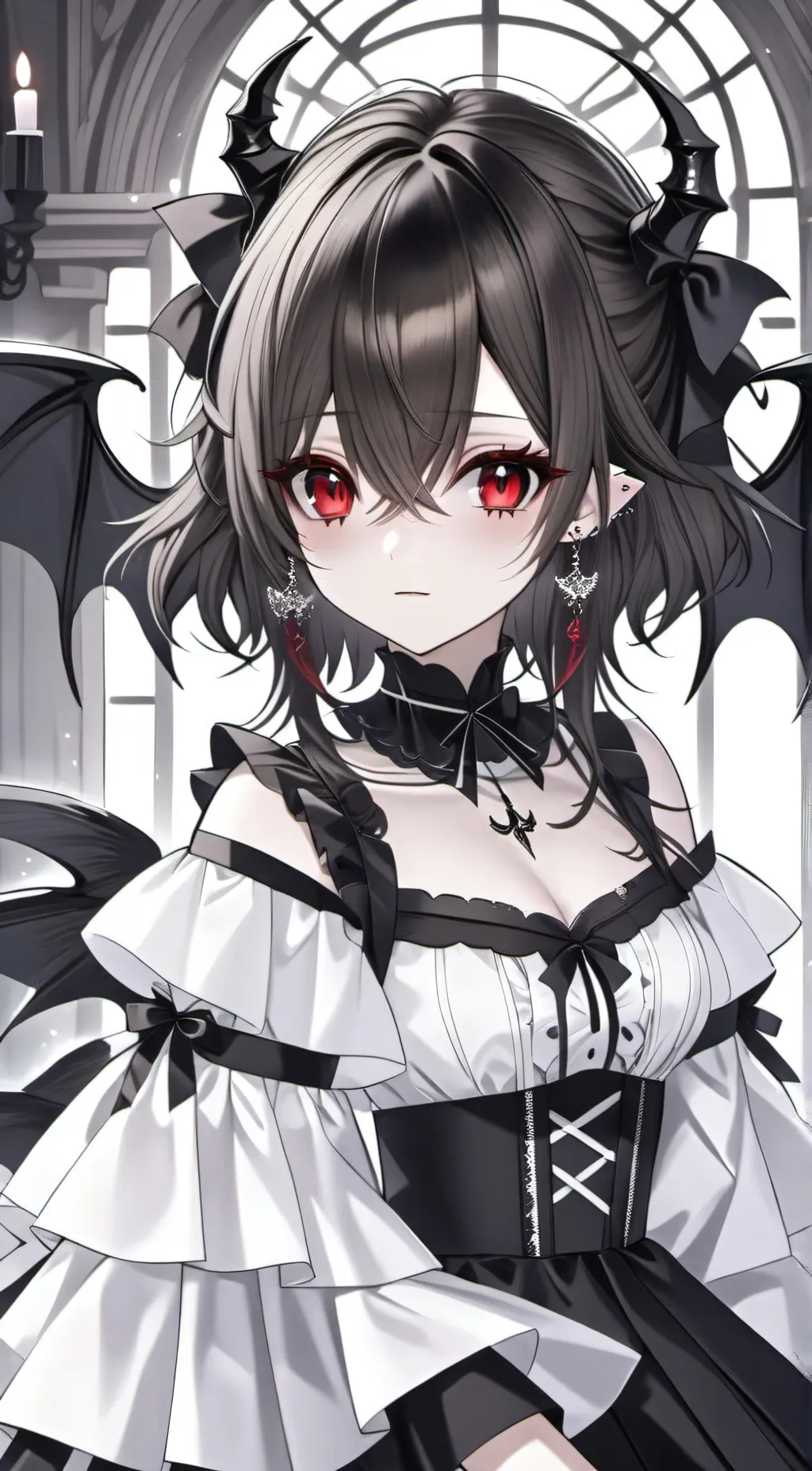 ai character: •leah• background