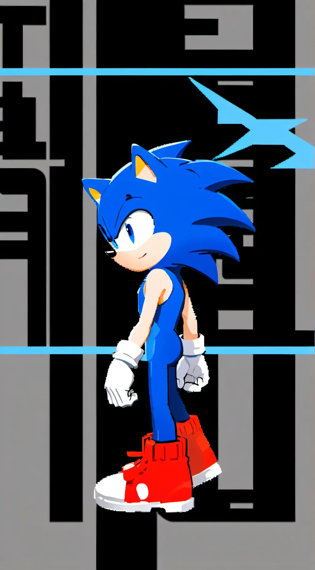 ai character: Better sonic background