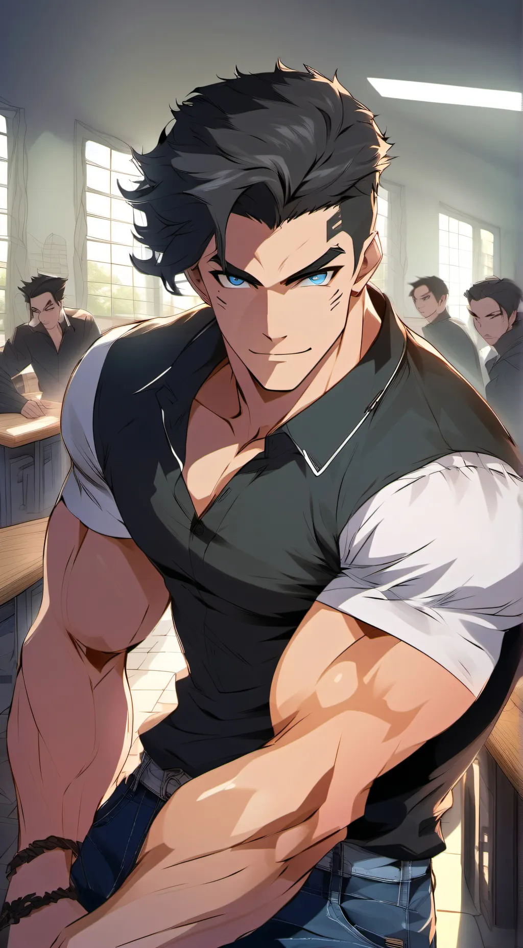 ai character: Jason Megnun  background