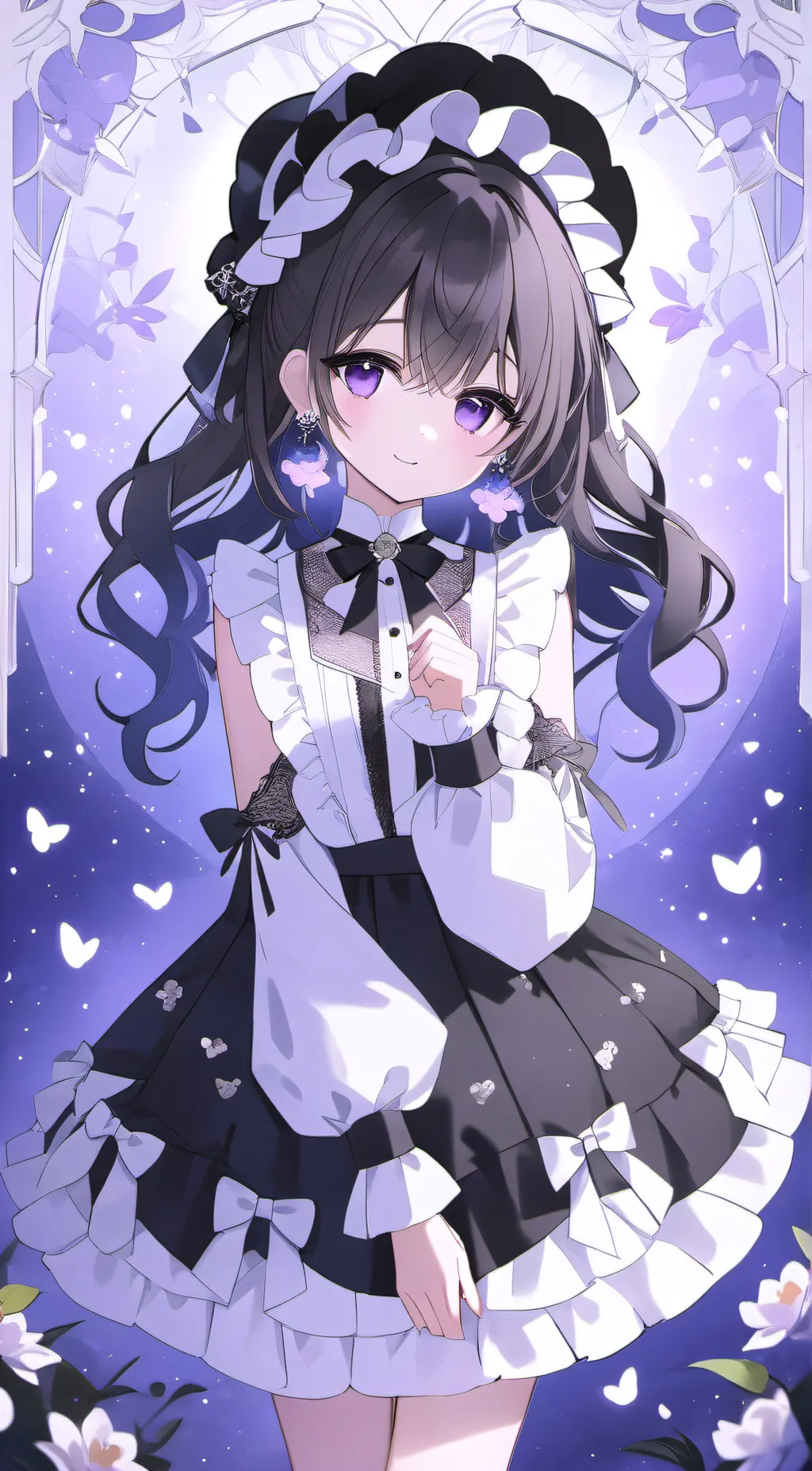 ai character: dark background