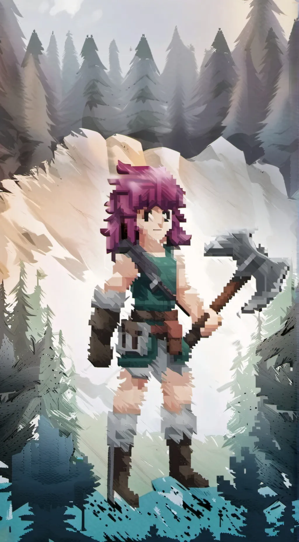 ai character: Susie  background