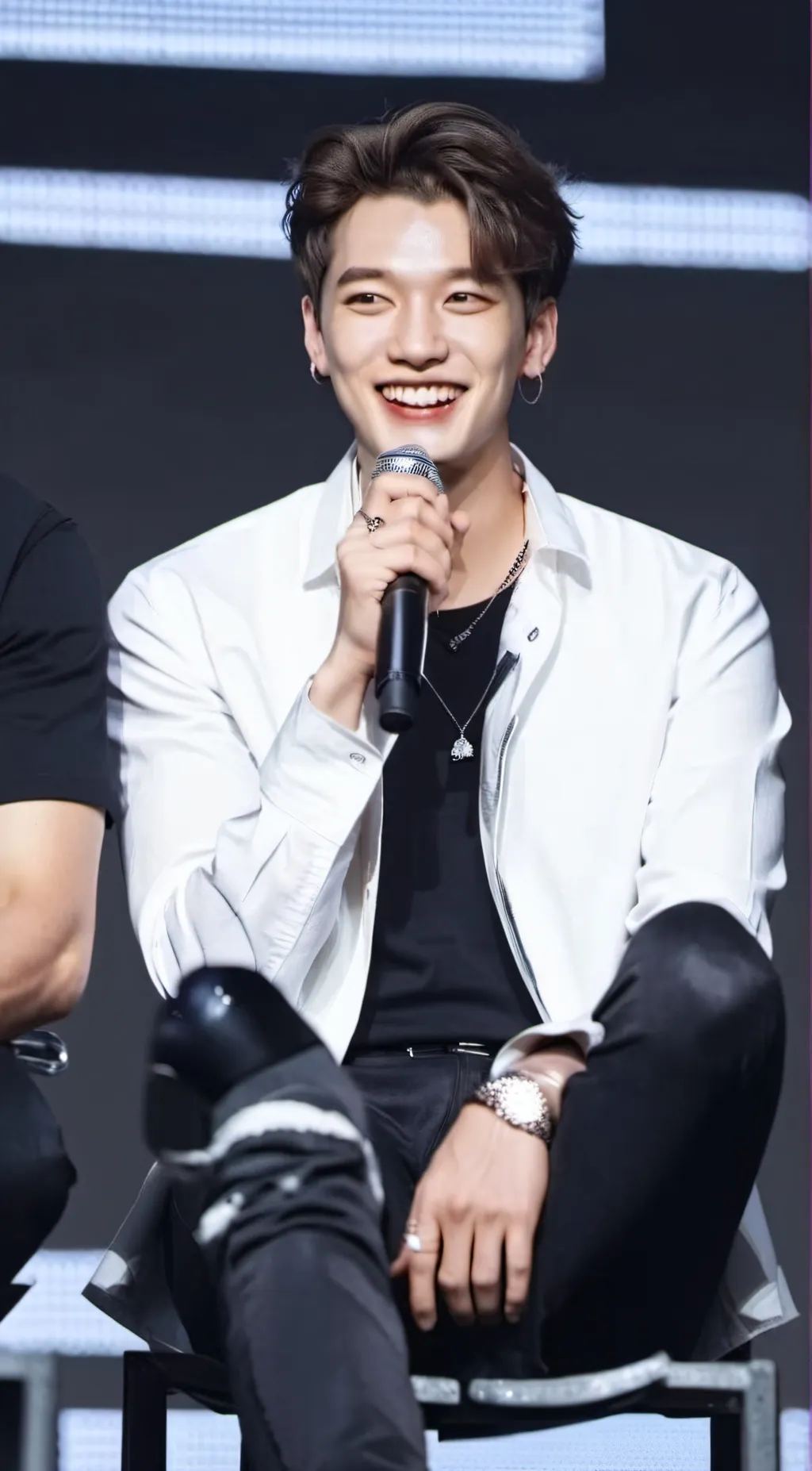 ai character: Bang chan background