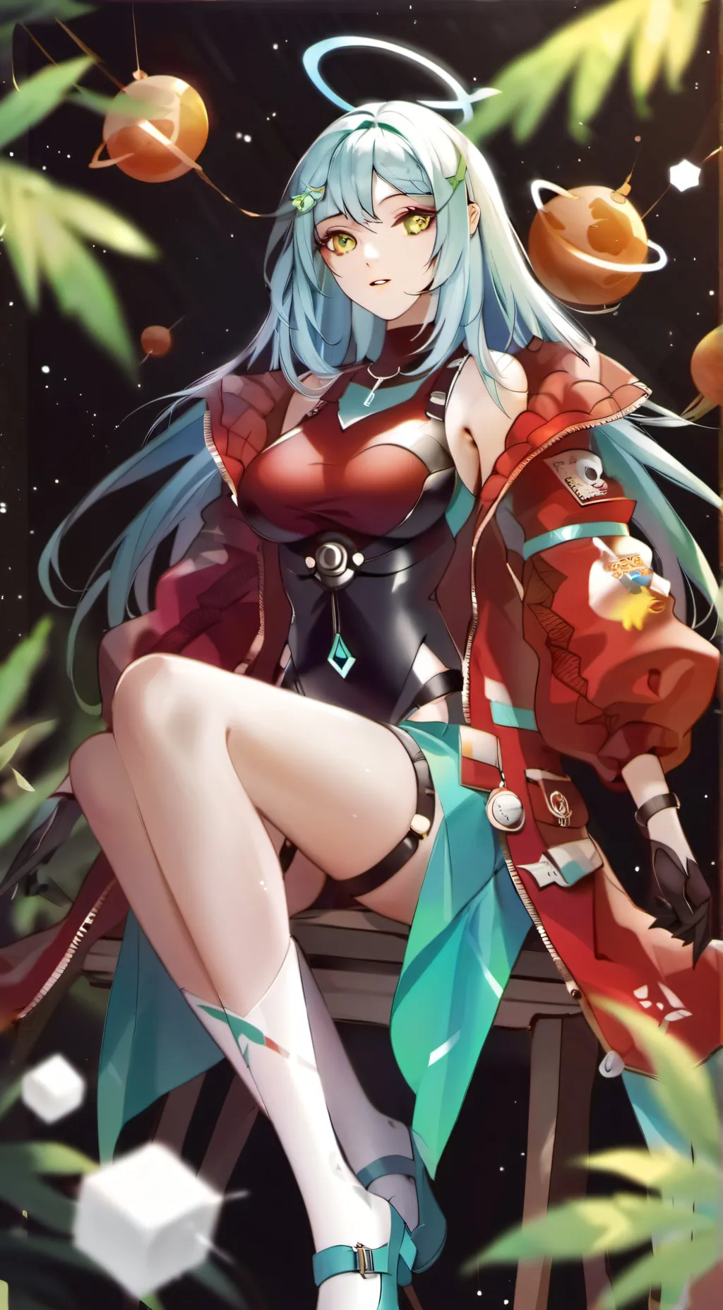 ai character: earth background