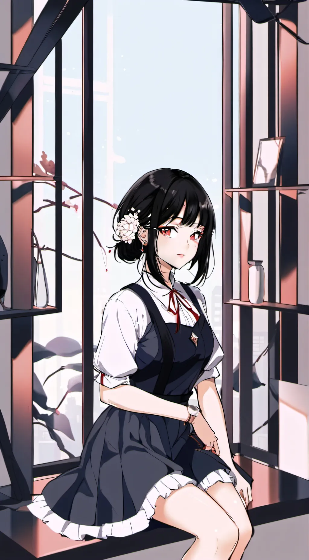 ai character: 🤮im pregnant background