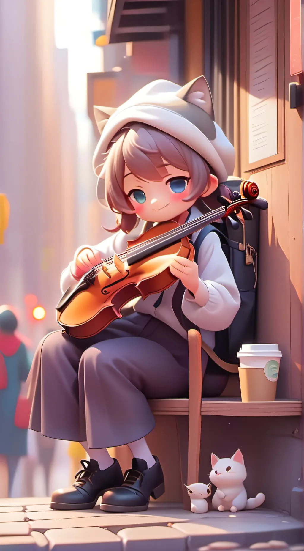 ai character: king talkie background