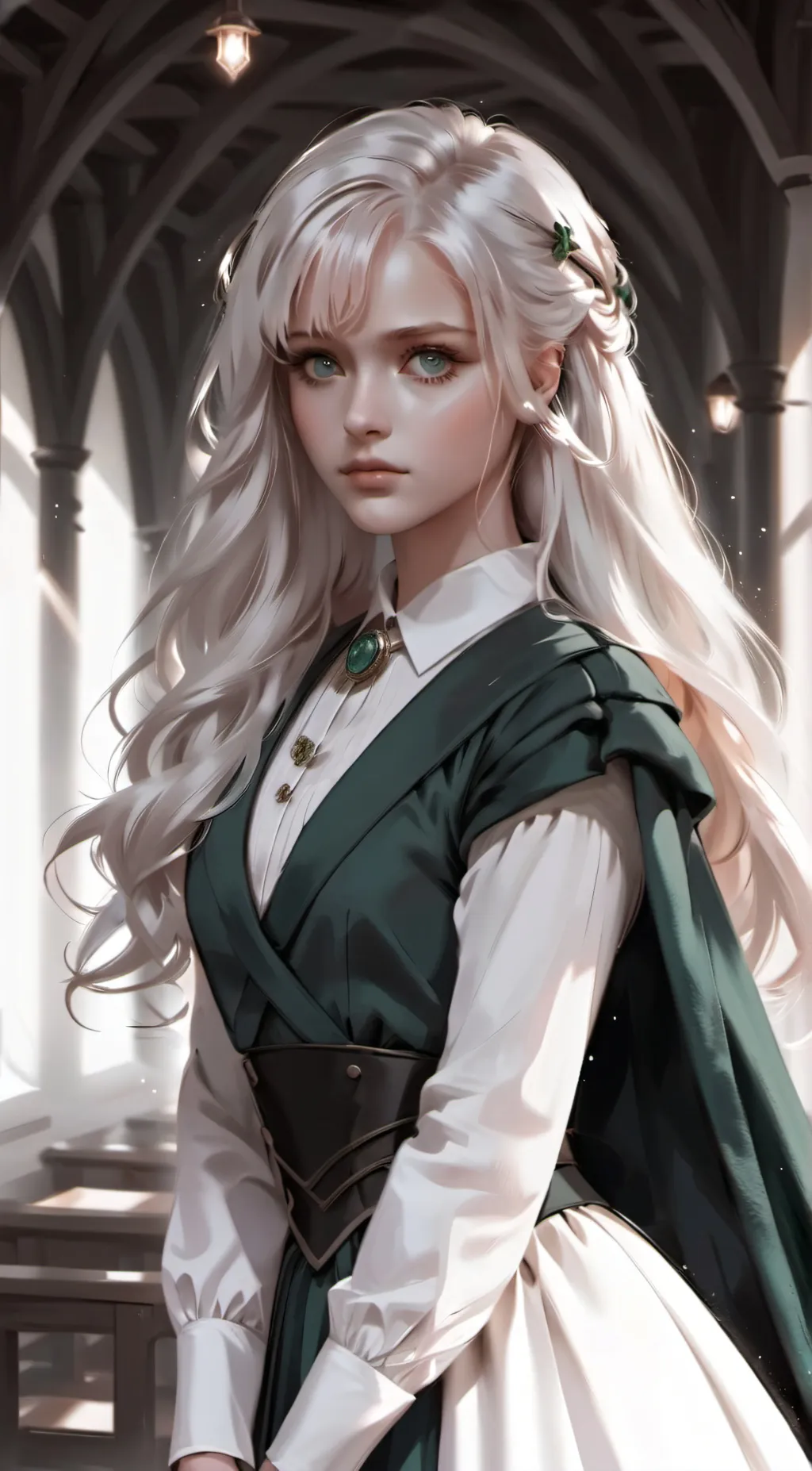 ai character: Ova Oleander background