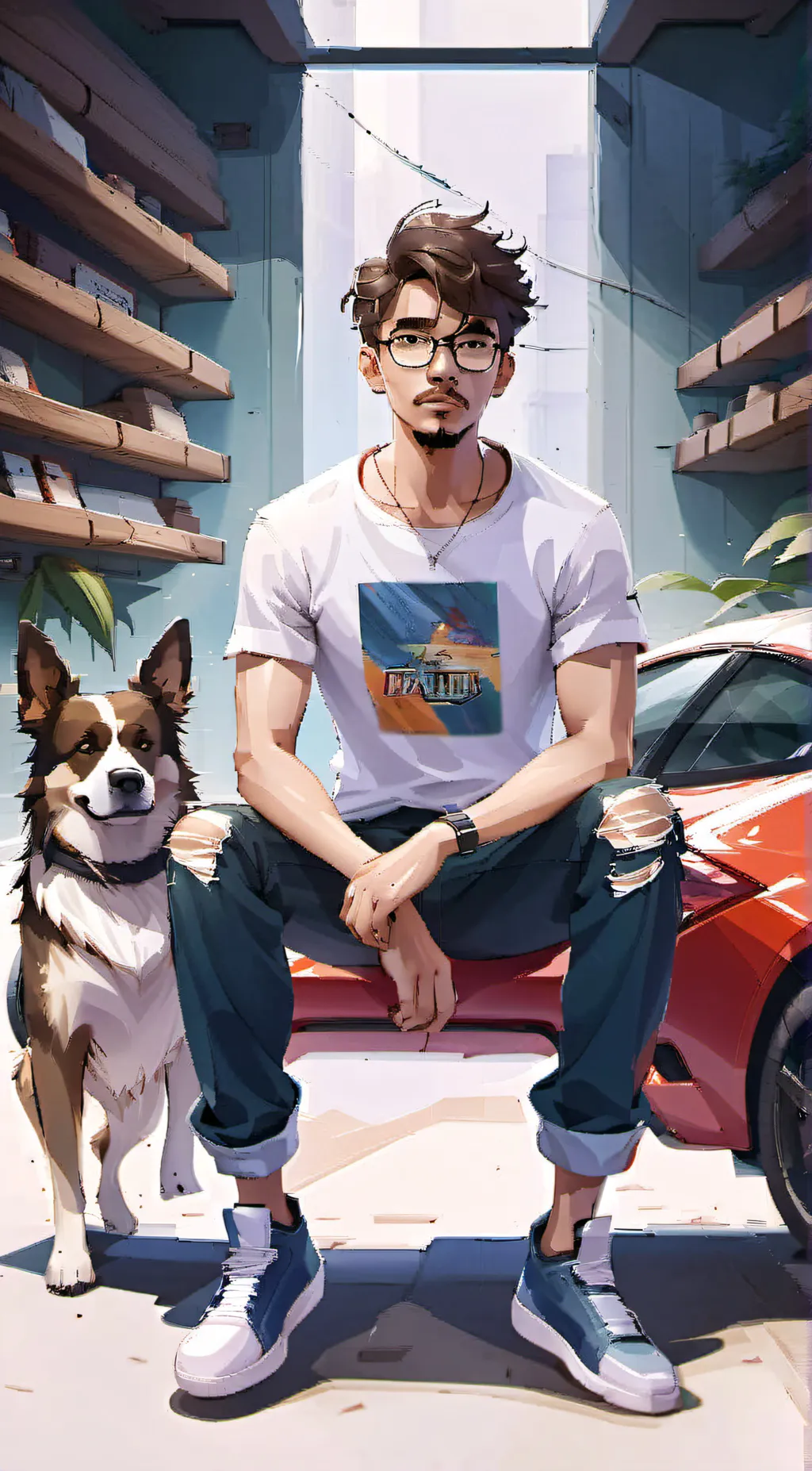 ai character: Vincent background