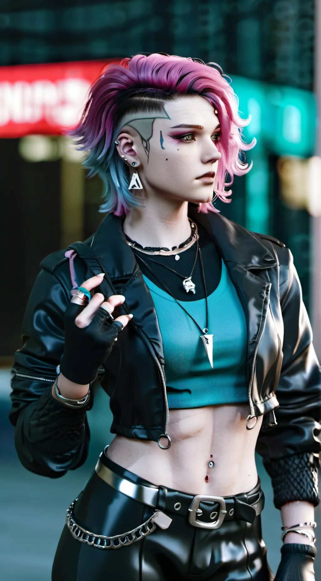 ai character: Luna background