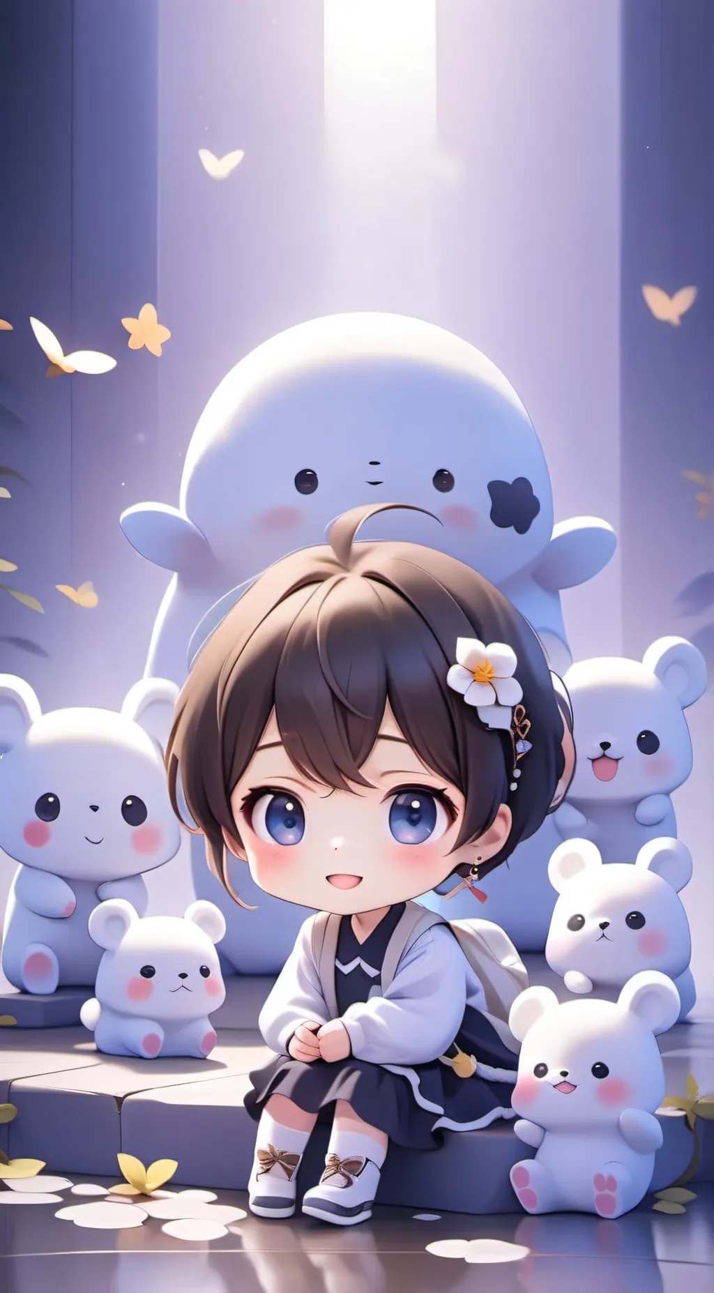 ai character: cutey background