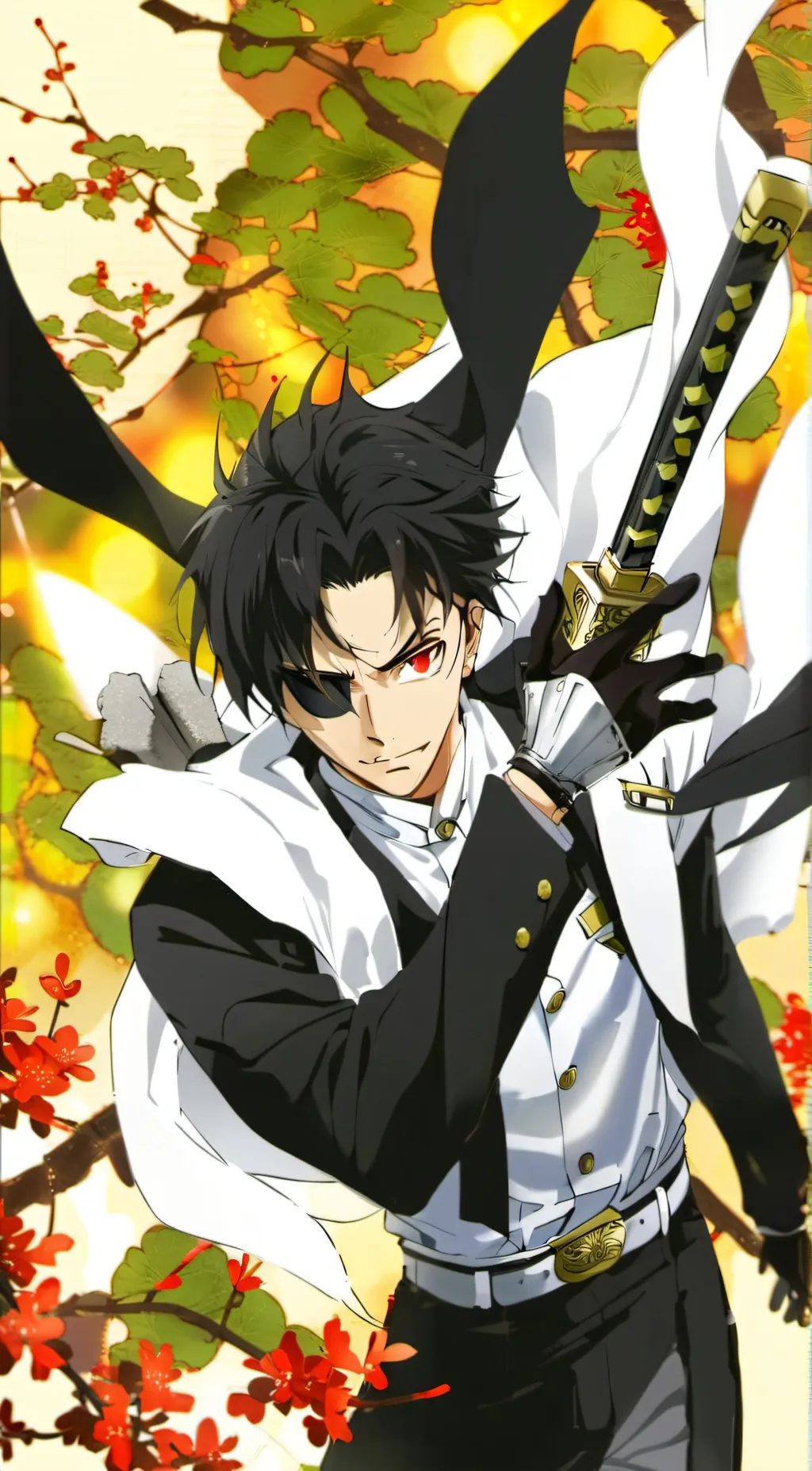 ai character: Muzan Kibutsuji  background