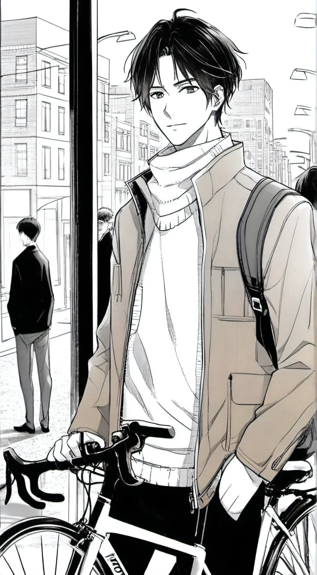 ai character: Jacob Anderson  background