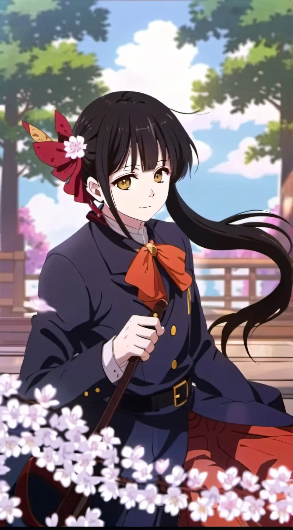 ai character: Kanao background