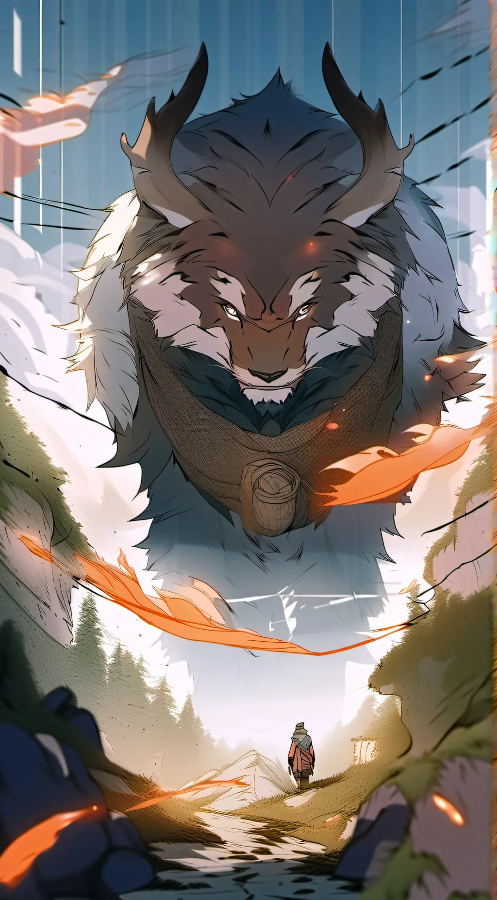 ai character: Tiger background