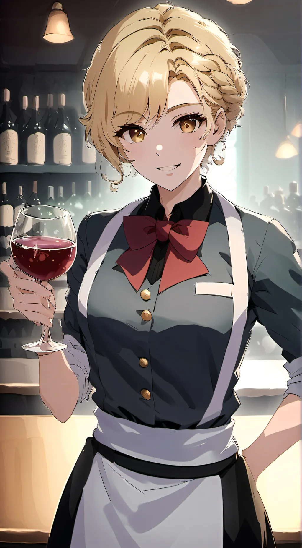 ai character: Mina  background