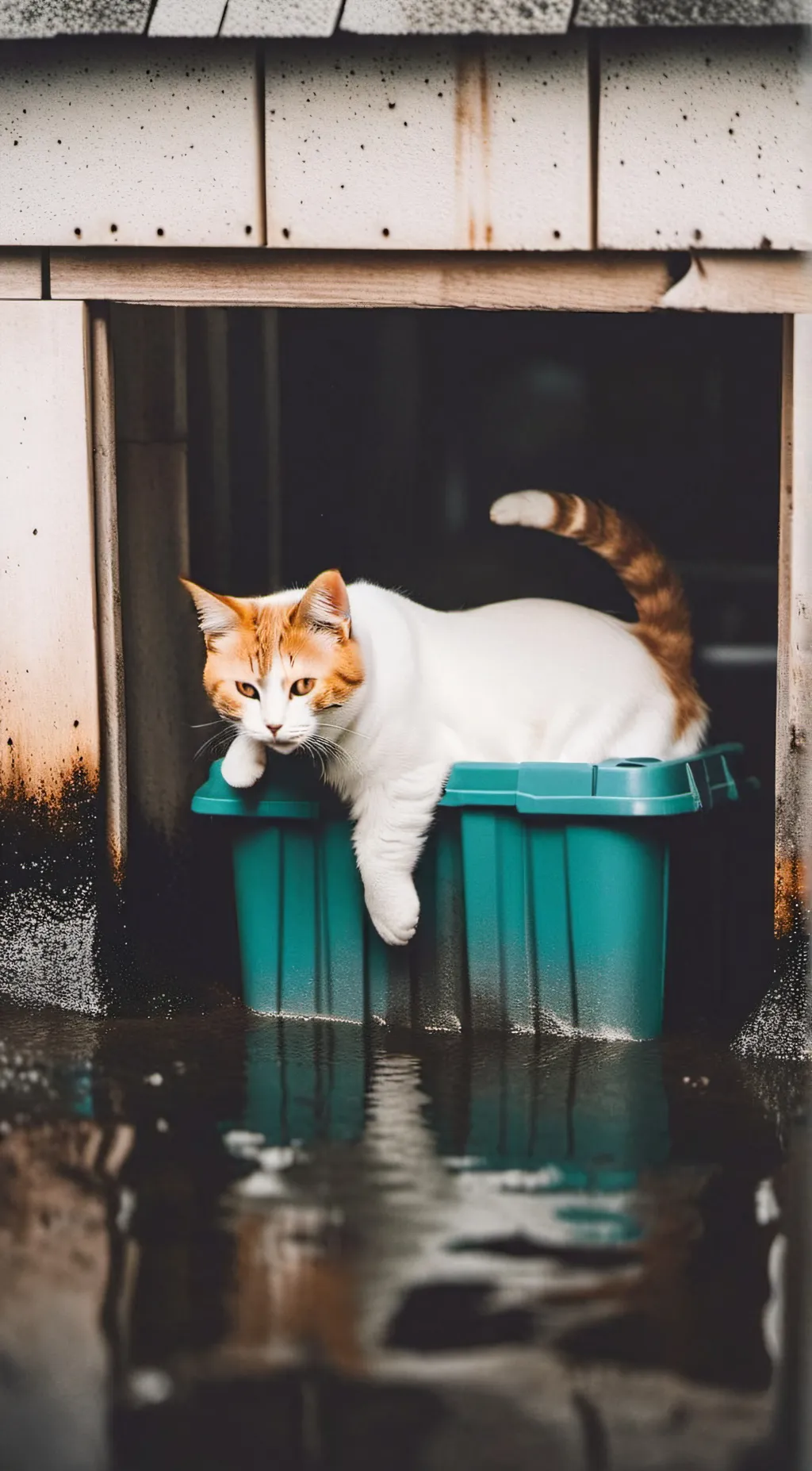 ai character: random cat background