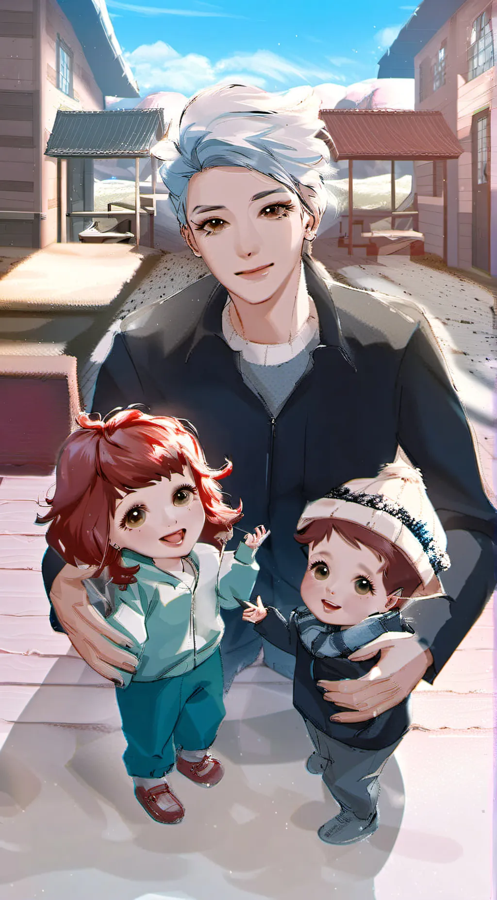 ai character: Dra, ithy & levi background