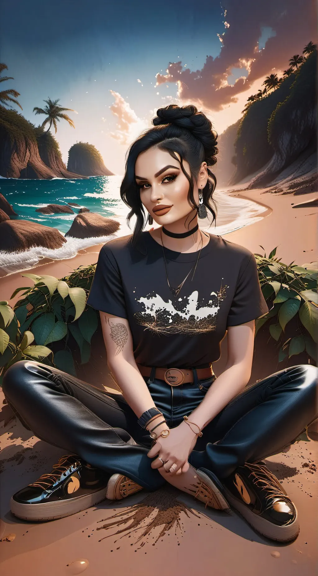 ai character: paige background