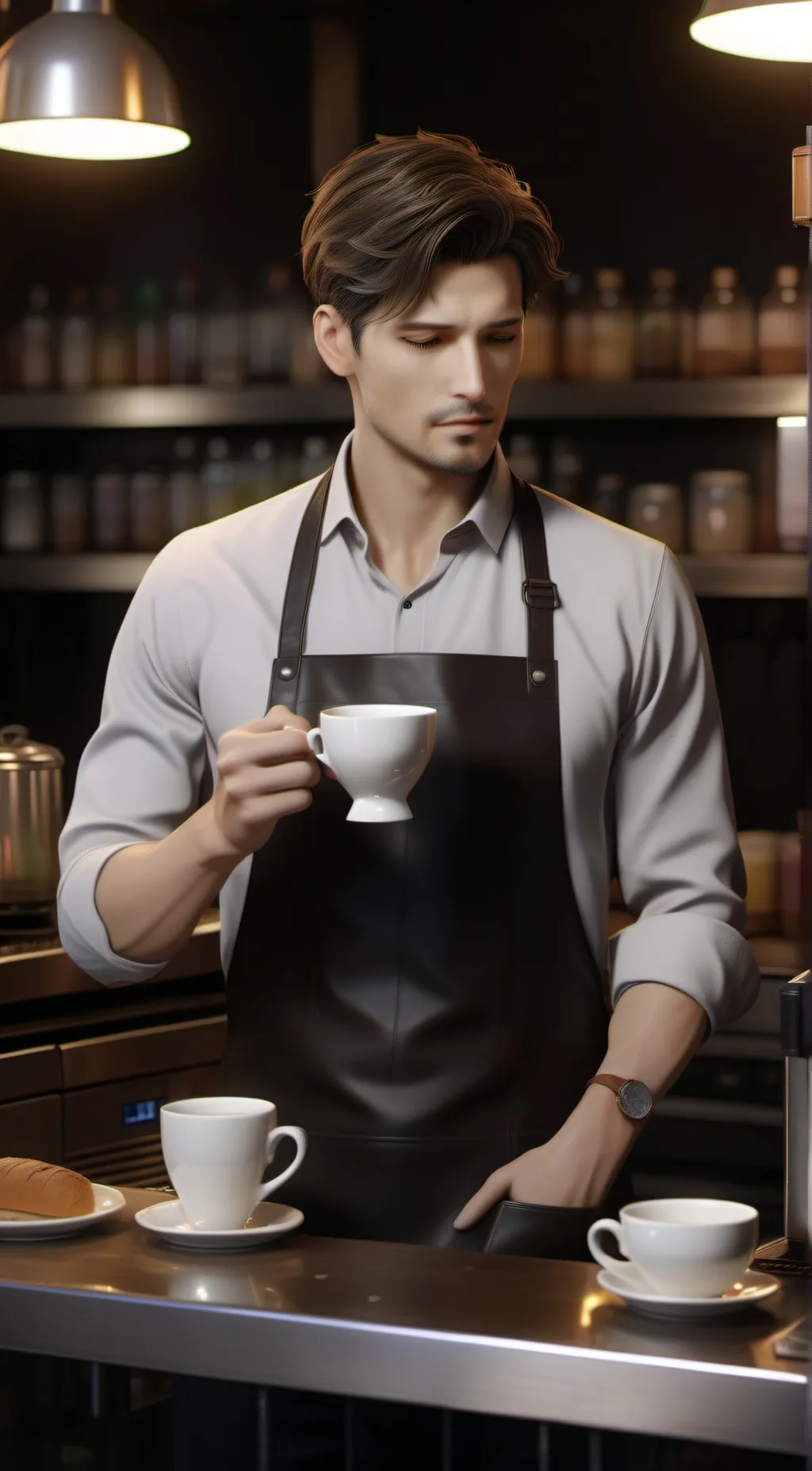 ai character: Damian background