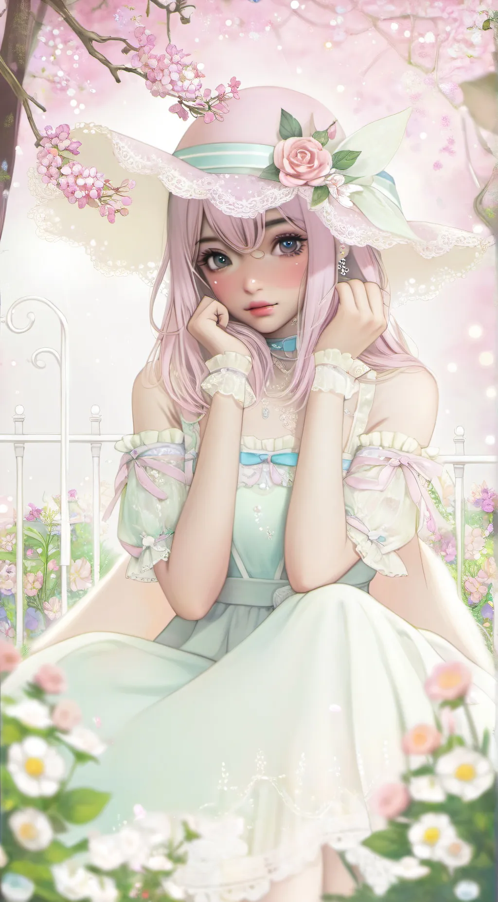 ai character: Emily Light  background