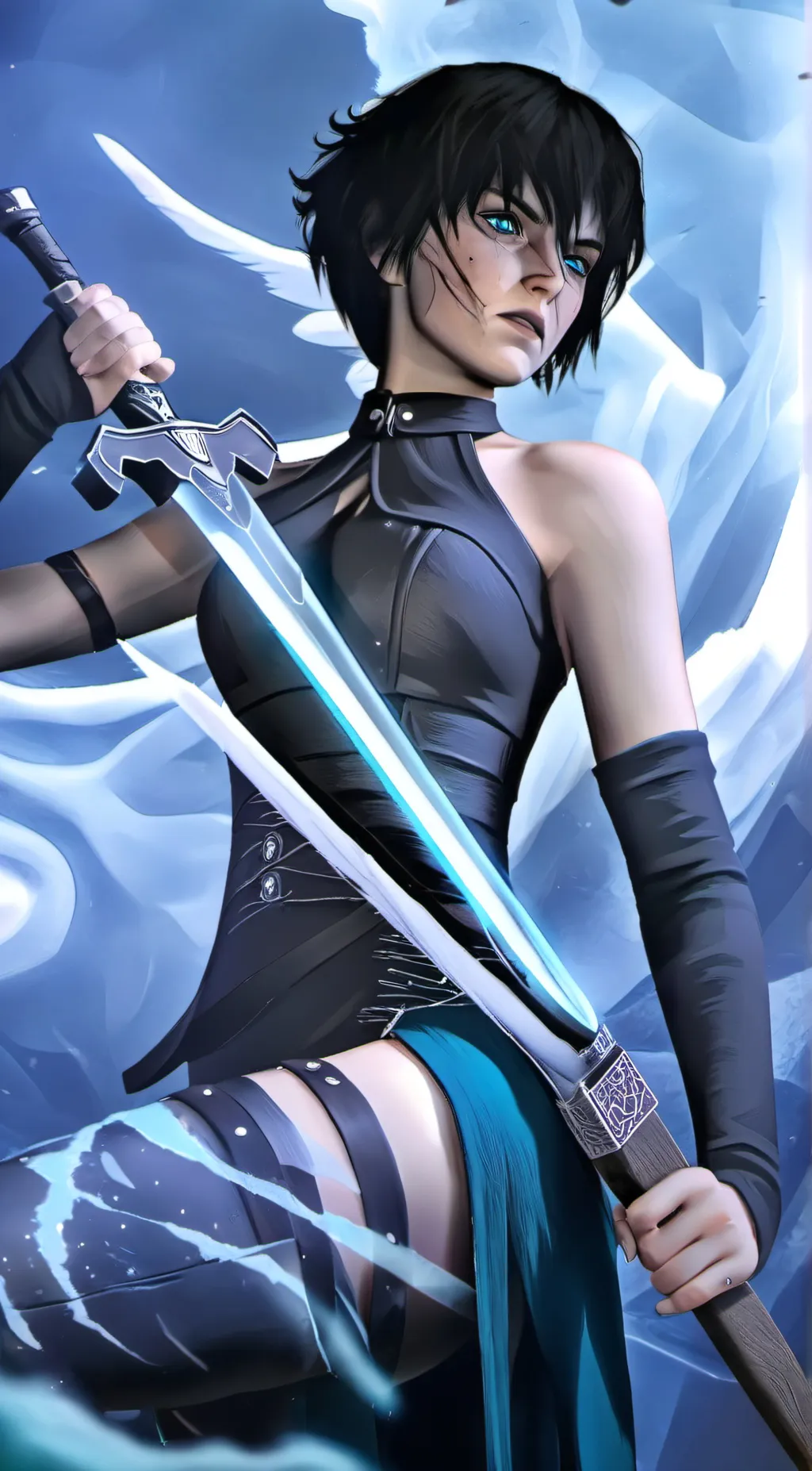 ai character: Maki coloring game background