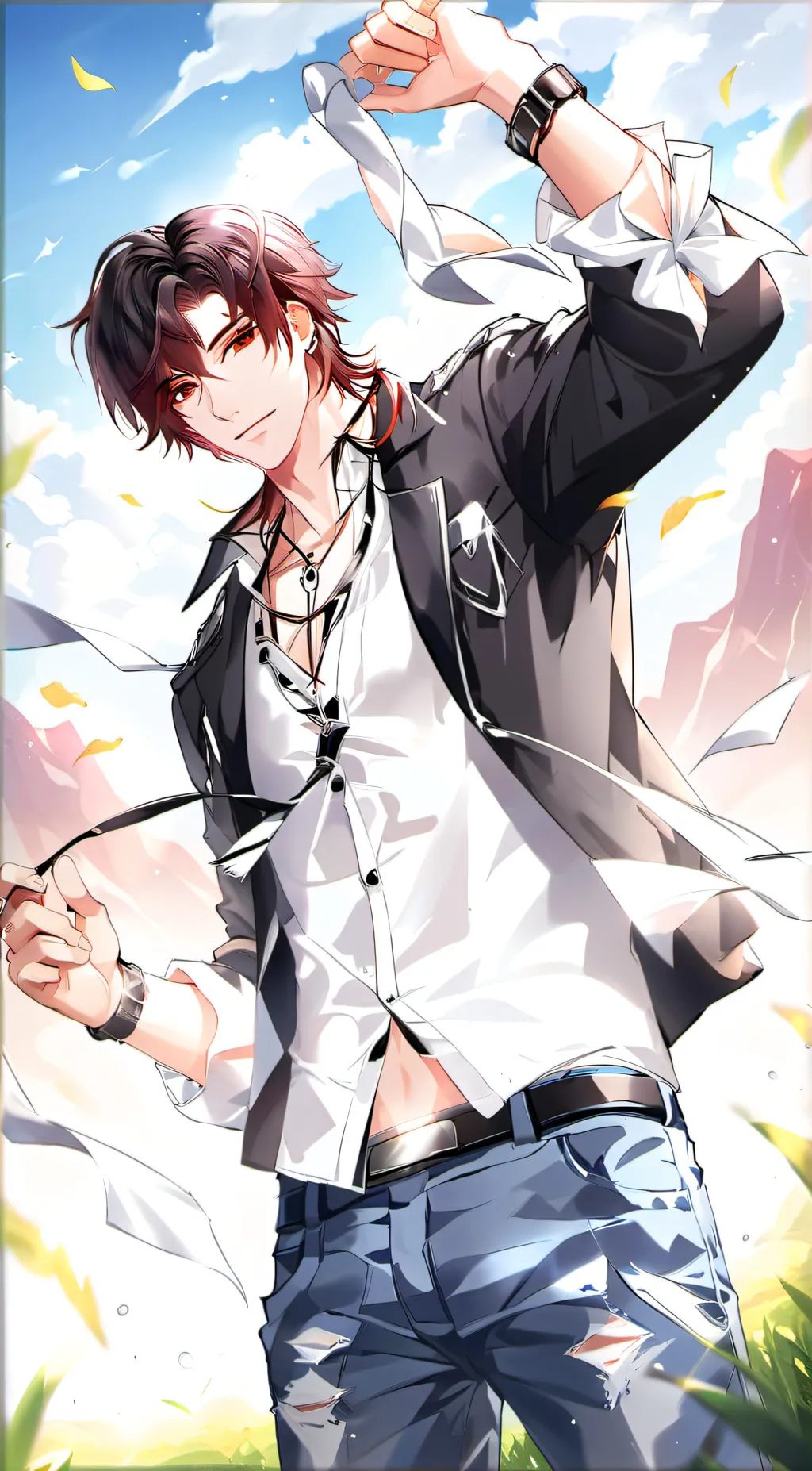 ai character: Leo background