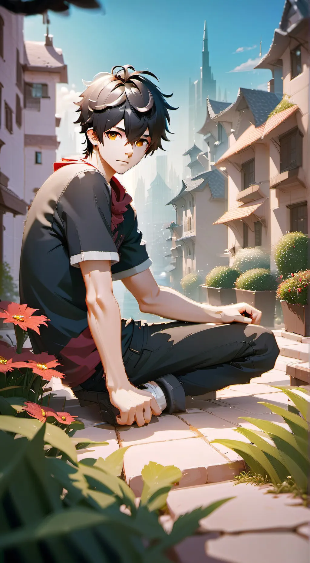 ai character: Jacob  background