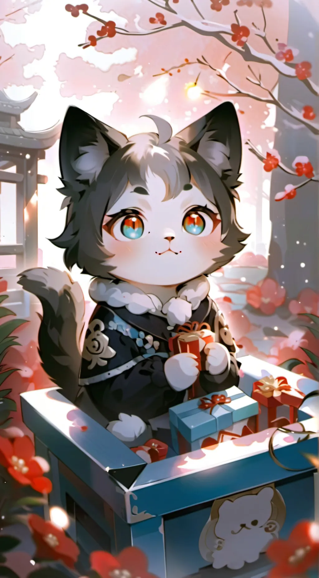 ai character: luna  background