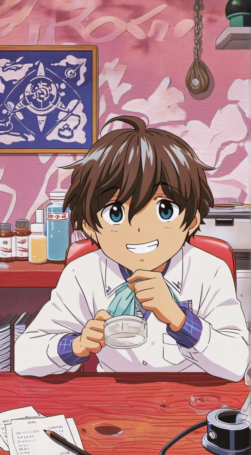 ai character: Lab  background