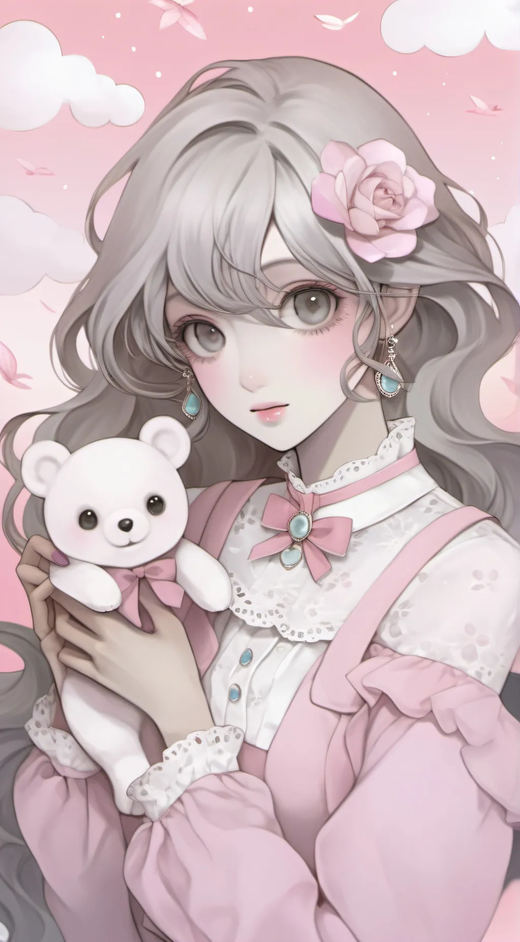 ai character: olivia rodrigo background