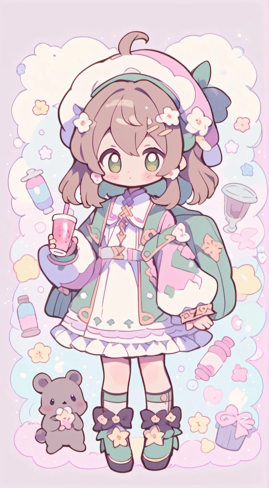 ai character: Mimi♥︎★ background