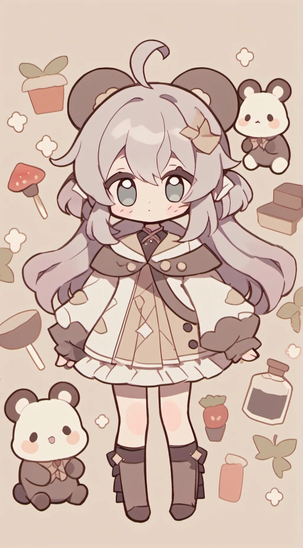 ai character: Aria background