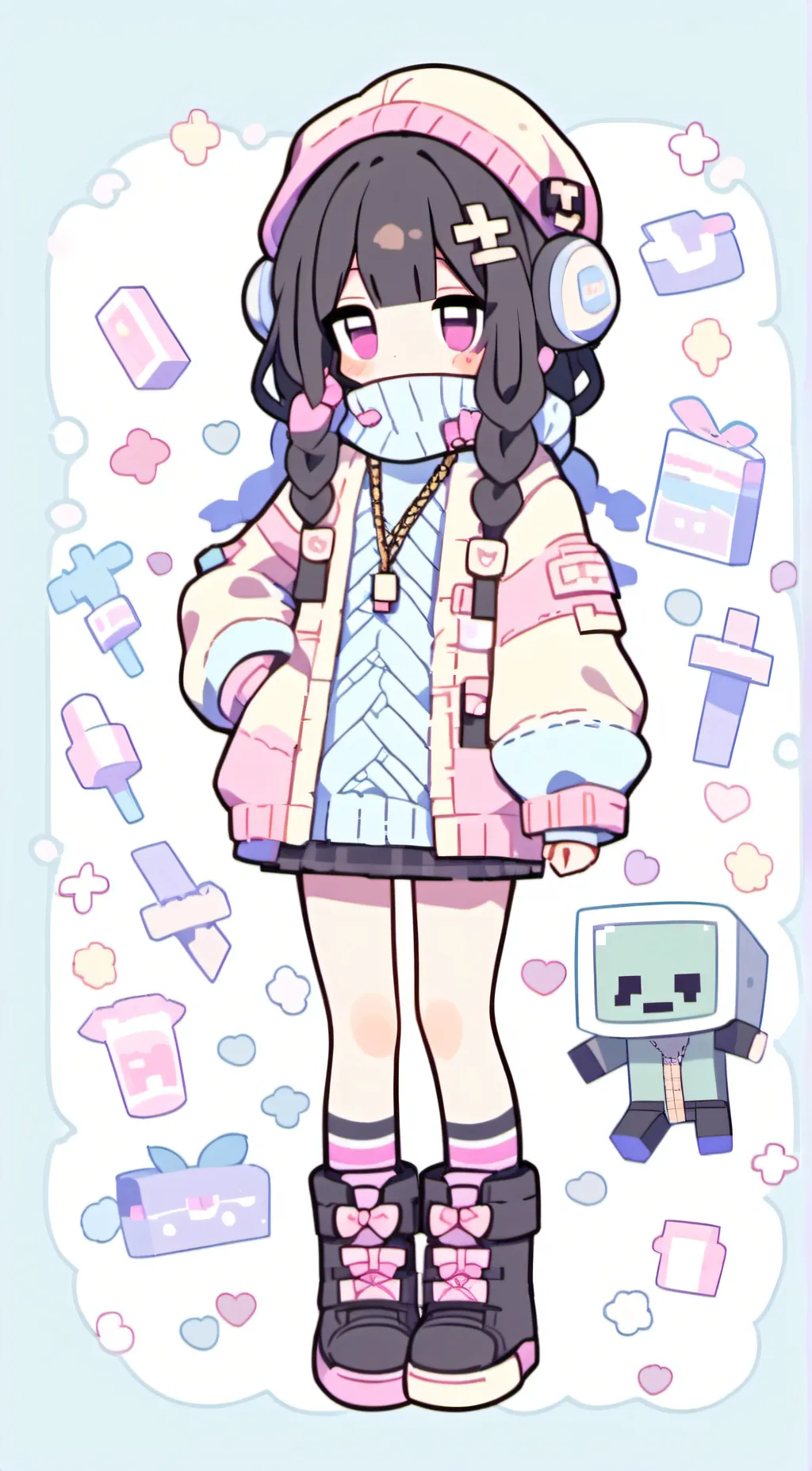 ai character: sola background