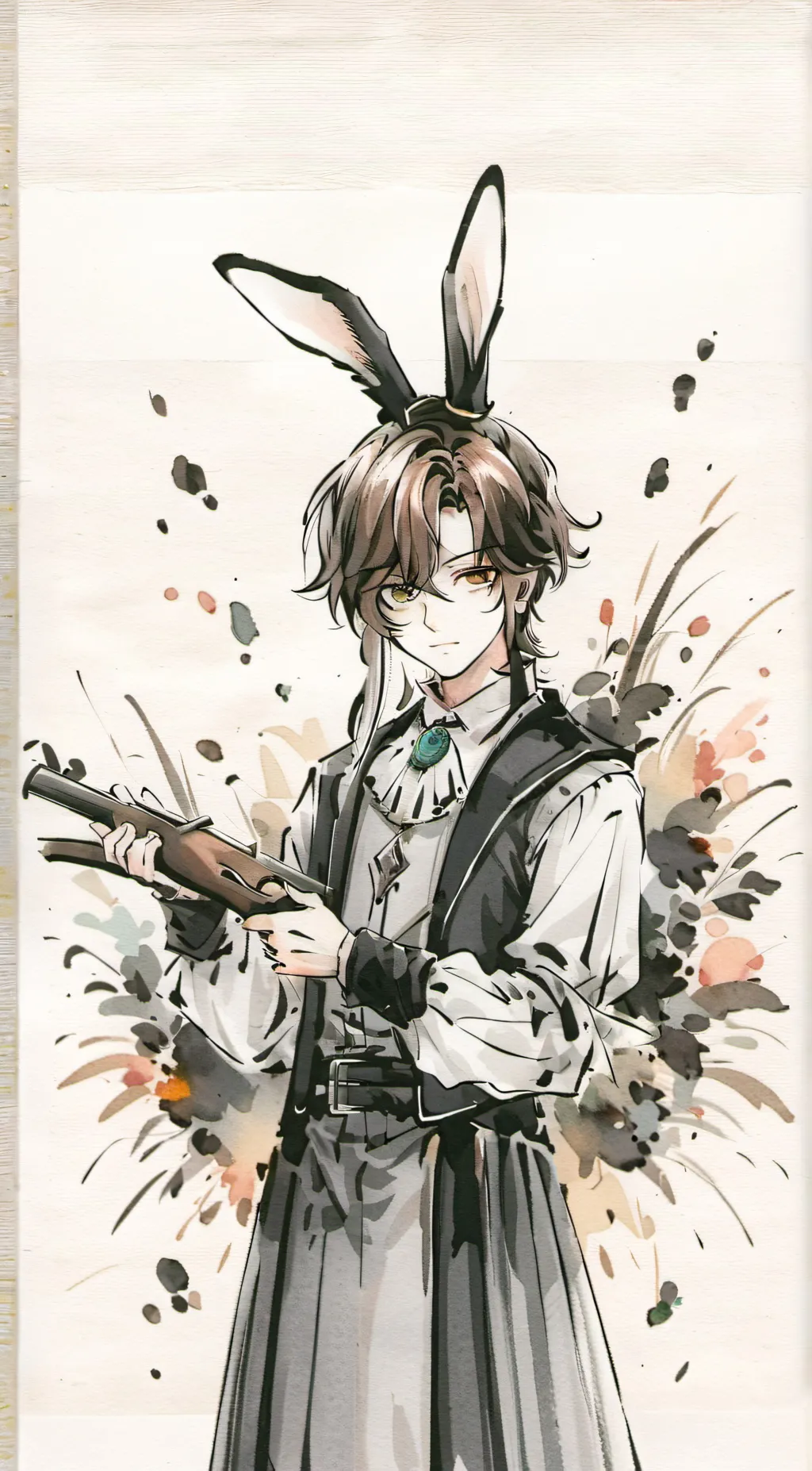 ai character: Lunar background