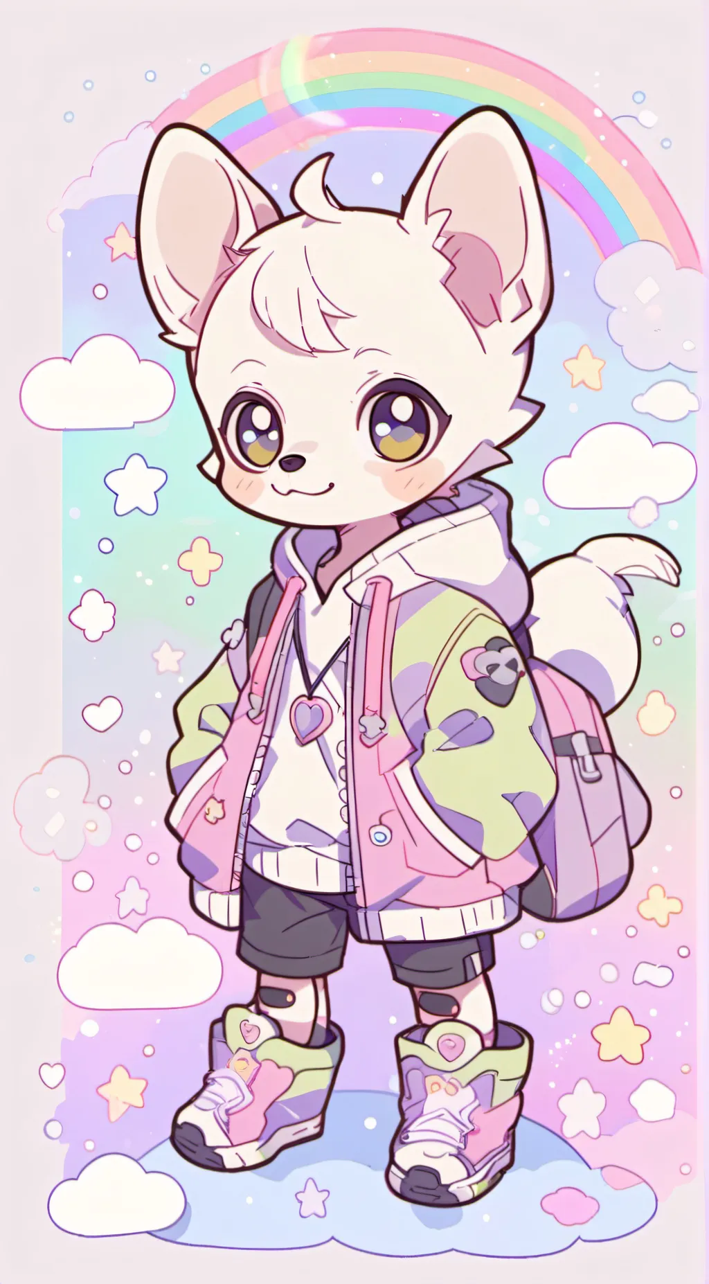 ai character: luna background