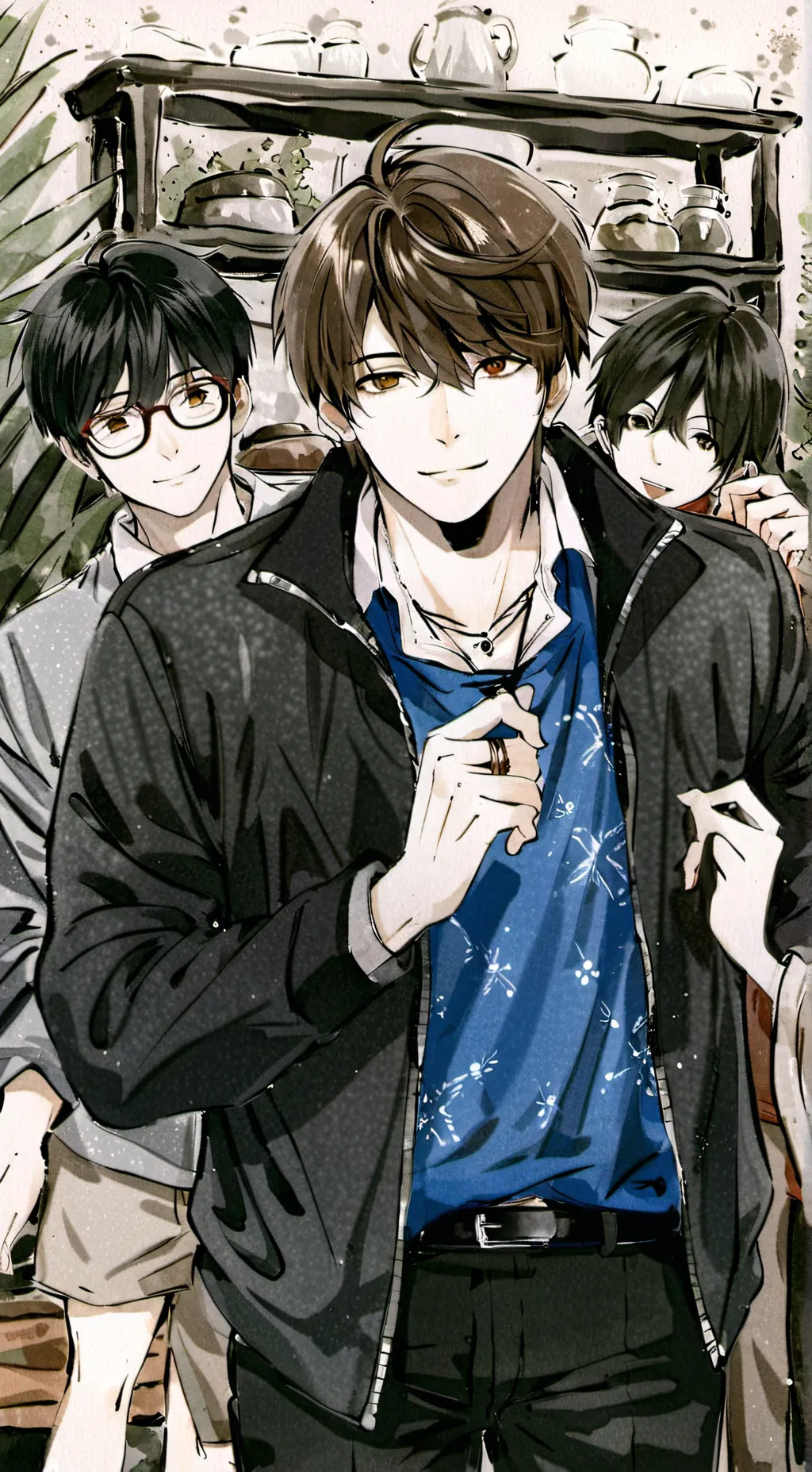 ai character: Markus  background