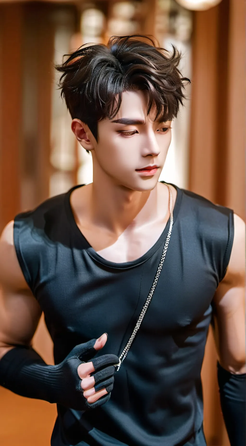 ai character: mark background