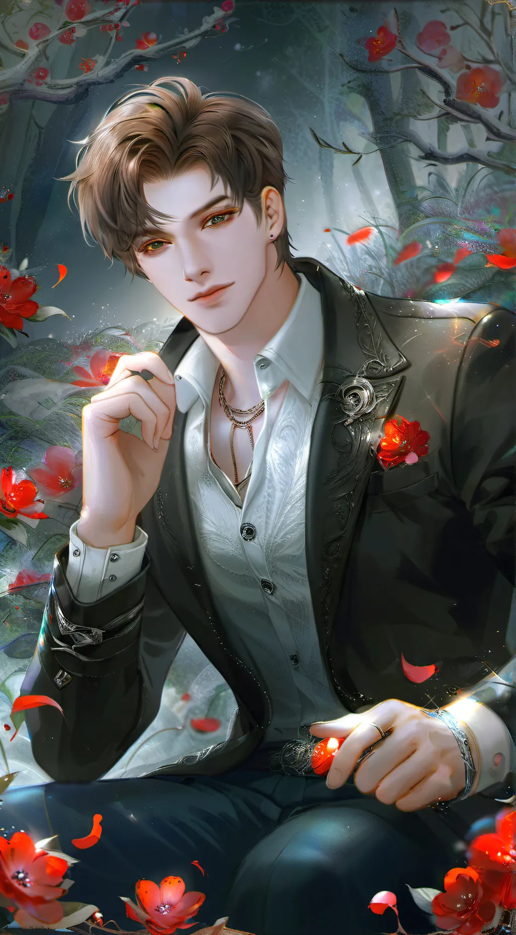 ai character: Xavier  background