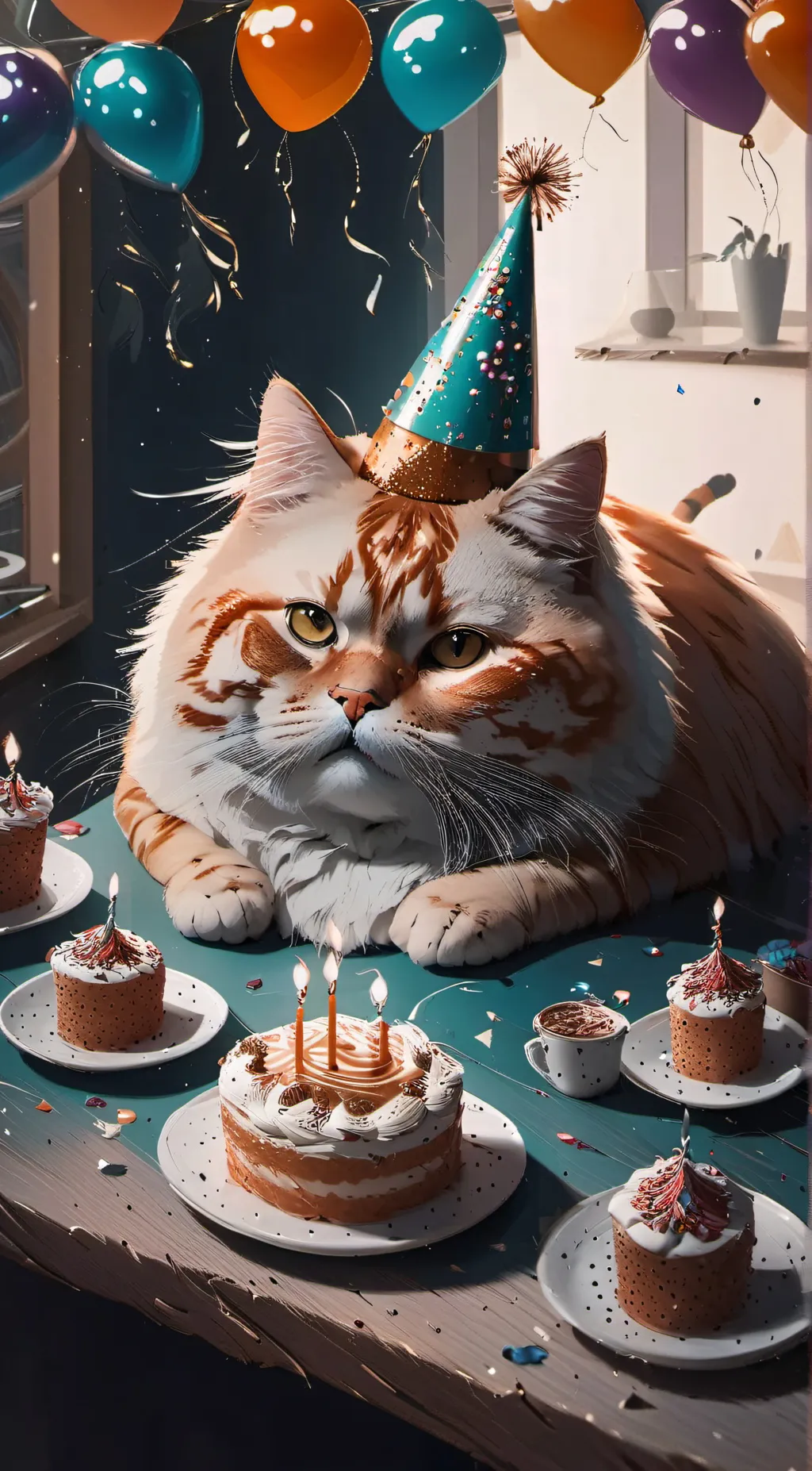 ai character: birthday chungus background