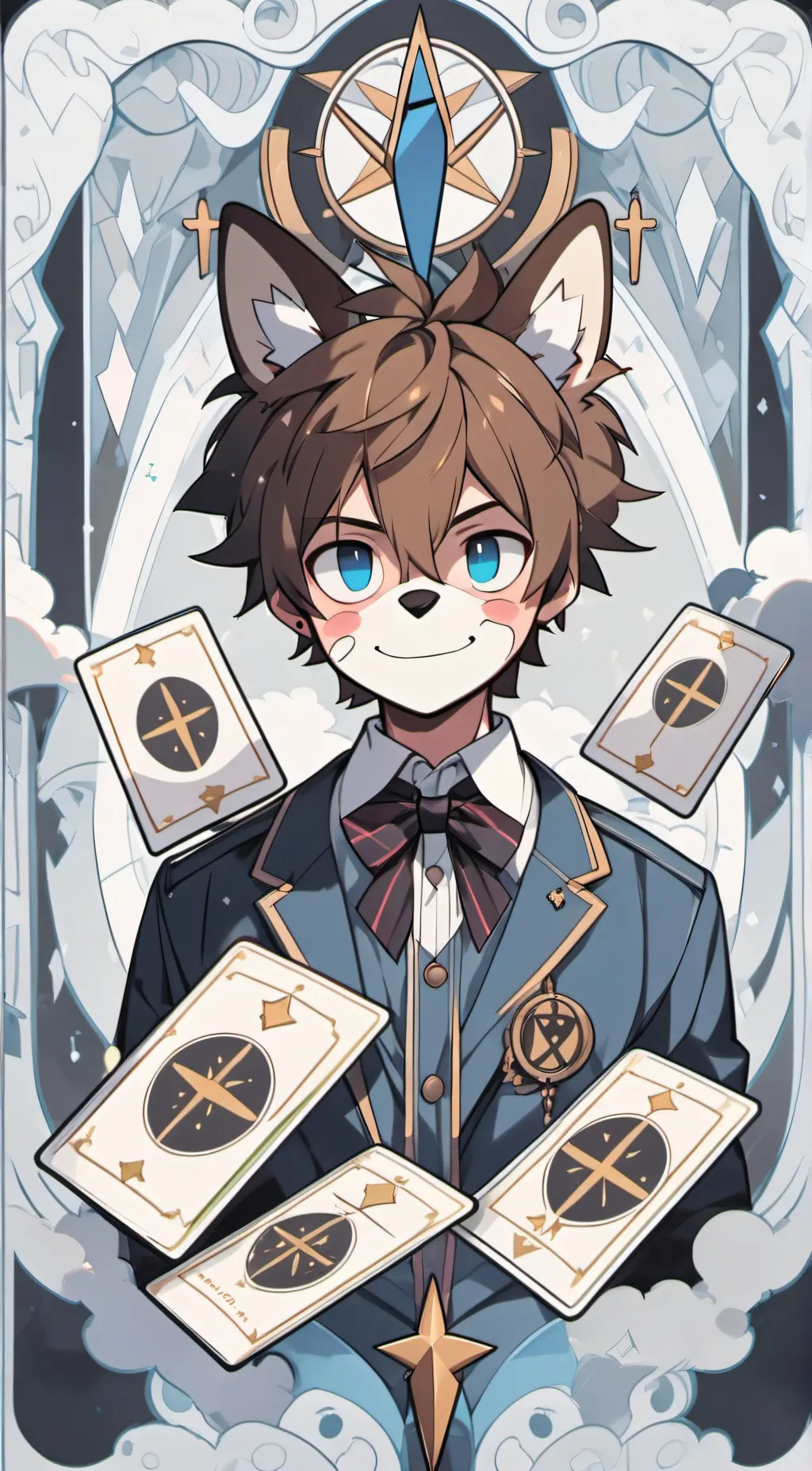 ai character: Michael Afton  background